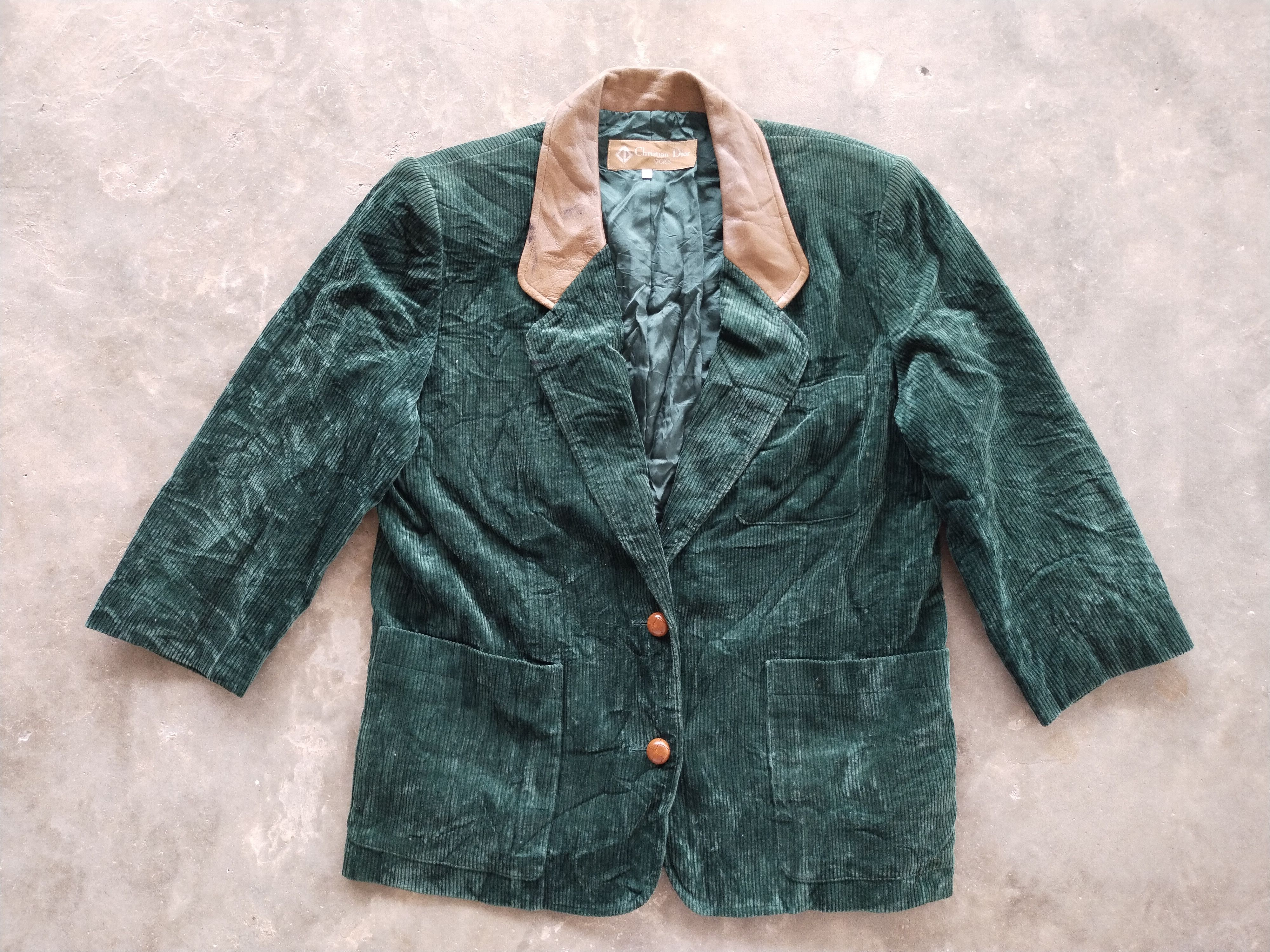 Christian Dior Monsieur Vintage Christian Dior Sports Jacket Green Size M / US 6-8 / IT 42-44 - 1 Thumbnail