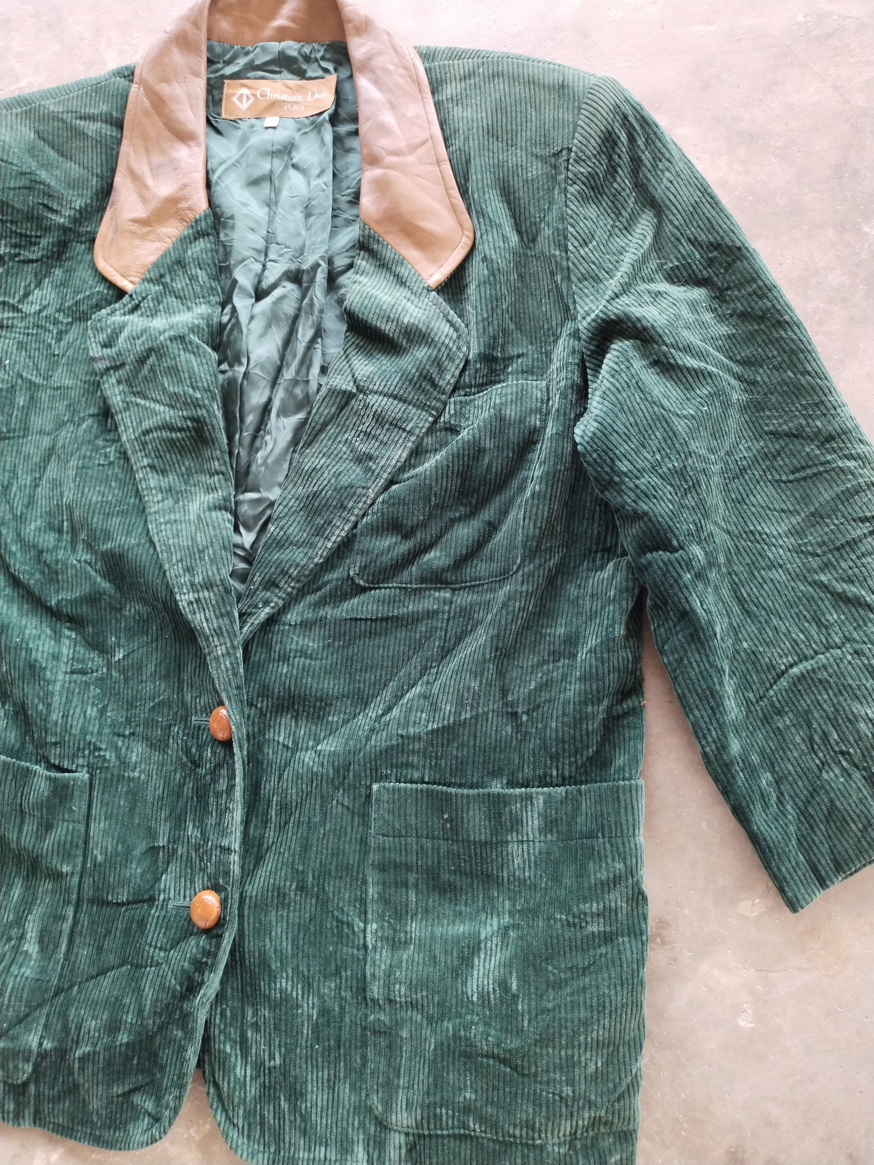 Christian Dior Monsieur Vintage Christian Dior Sports Jacket Green Size M / US 6-8 / IT 42-44 - 4 Thumbnail