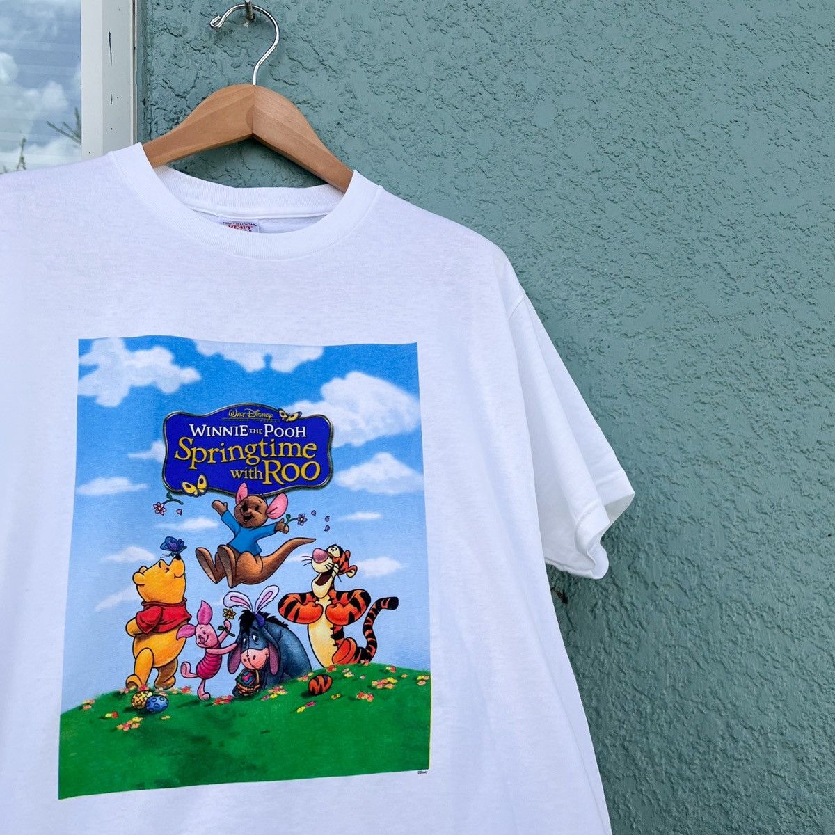Disney × Vintage Vintage Y2K Winnie the Pooh Springtime w/ Roo Movie Tee Size US XL / EU 56 / 4 - 1 Thumbnail