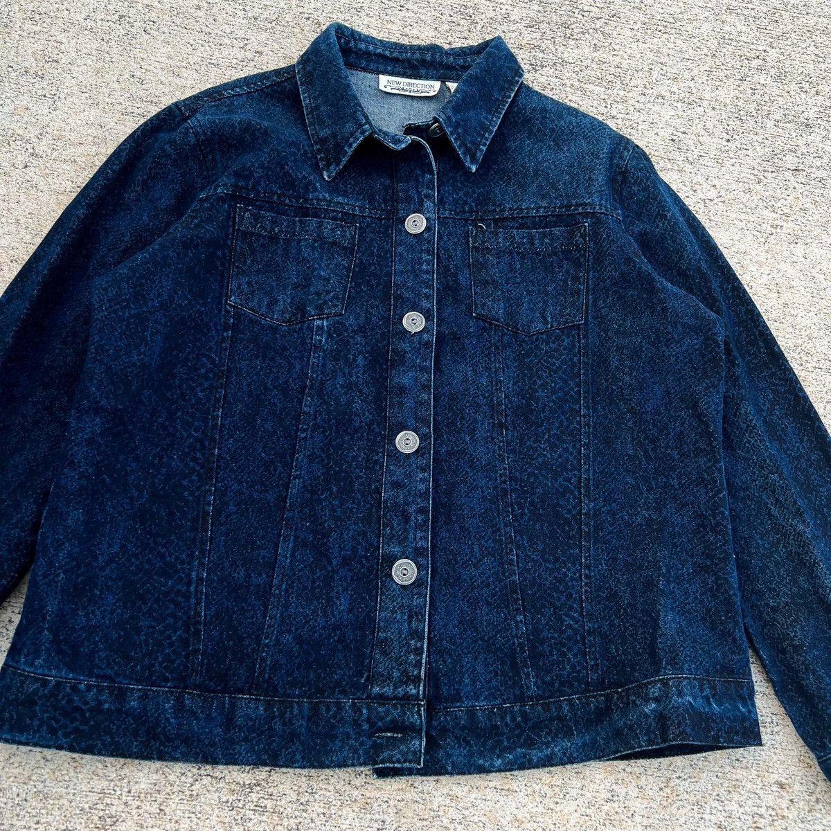 Vintage Vintage Light Denim Jacket Dark Acid Wash — L Size US L / EU 52-54 / 3 - 5 Thumbnail