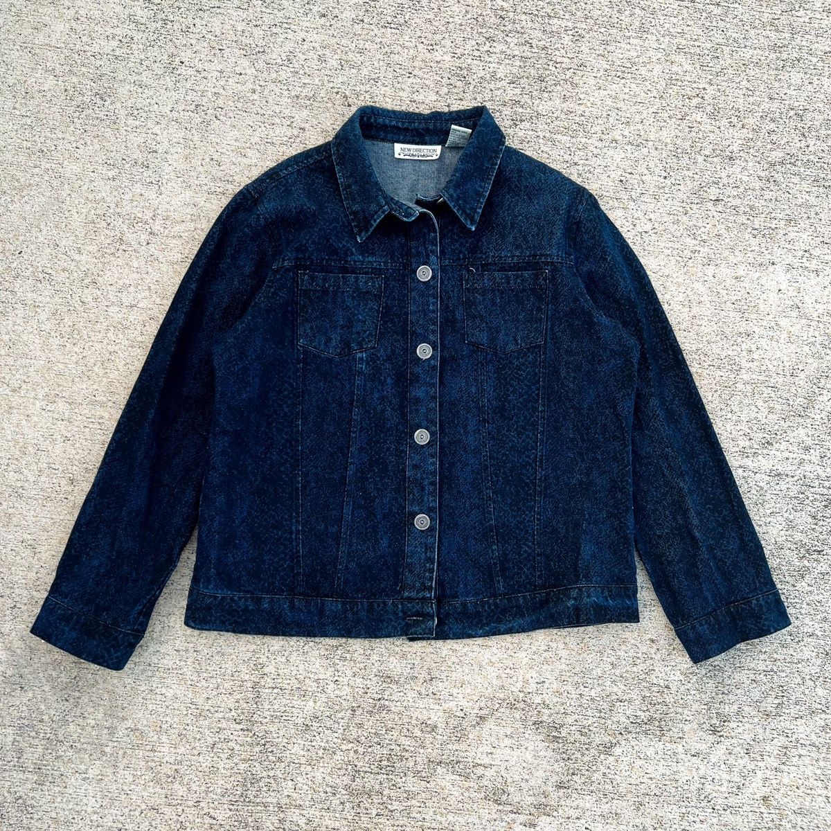 Vintage Vintage Light Denim Jacket Dark Acid Wash — L Size US L / EU 52-54 / 3 - 1 Thumbnail