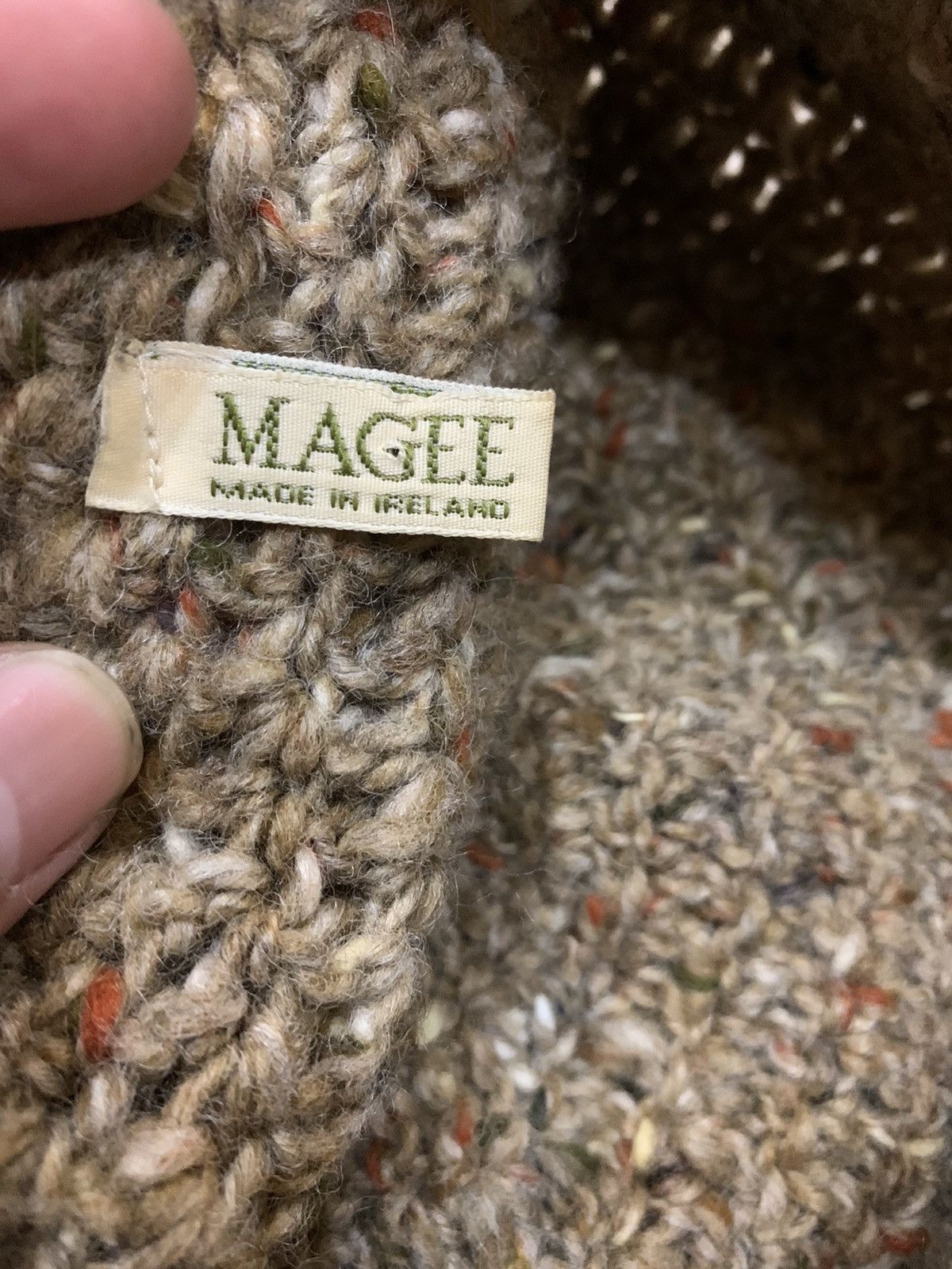 Magee PURE WOOL MAGEE NET CROCHET NEWSBOY HAT BEANIE Size ONE SIZE - 6 Thumbnail