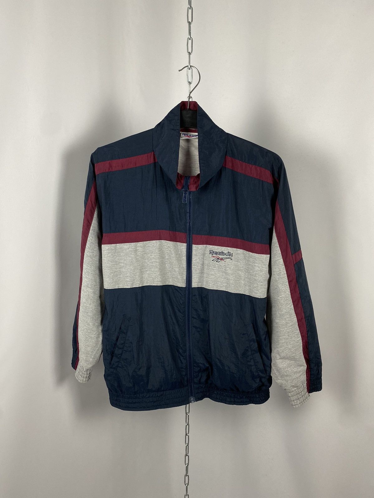 Reebok Reebok jacket vintage zip big logo size L Size US L / EU 52-54 / 3 - 1 Thumbnail