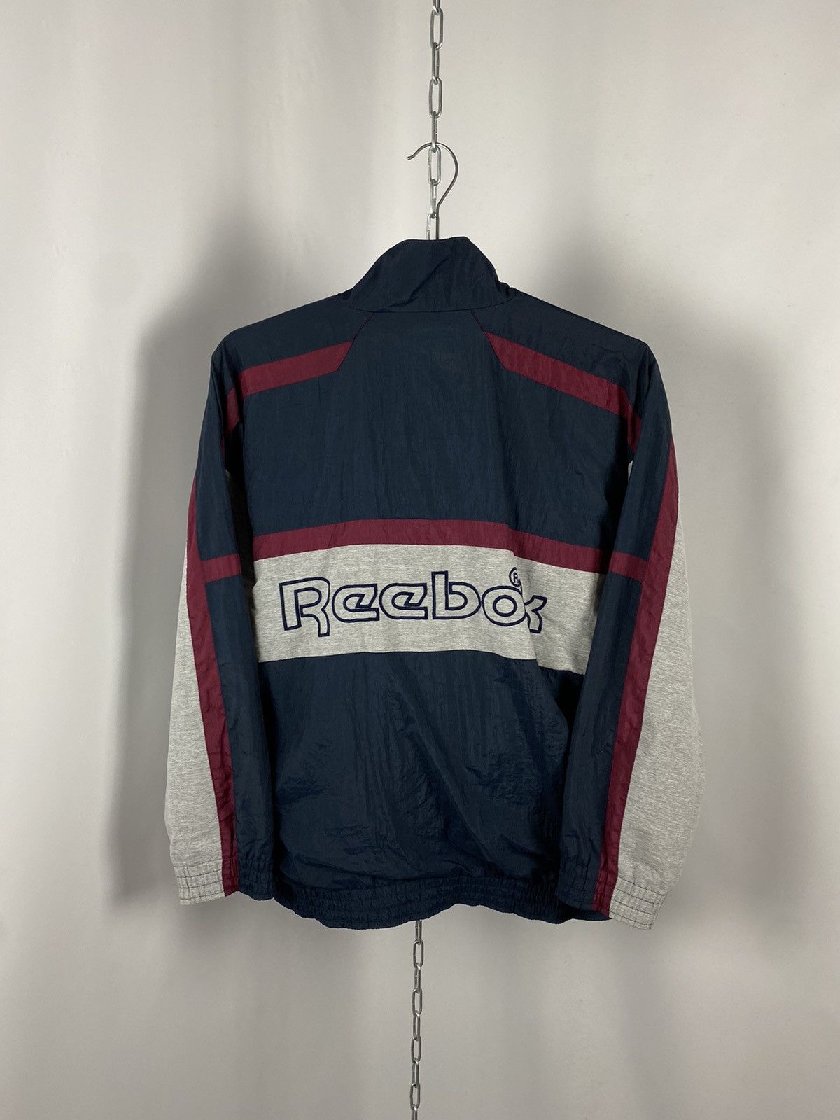 Reebok Reebok jacket vintage zip big logo size L Size US L / EU 52-54 / 3 - 5 Thumbnail