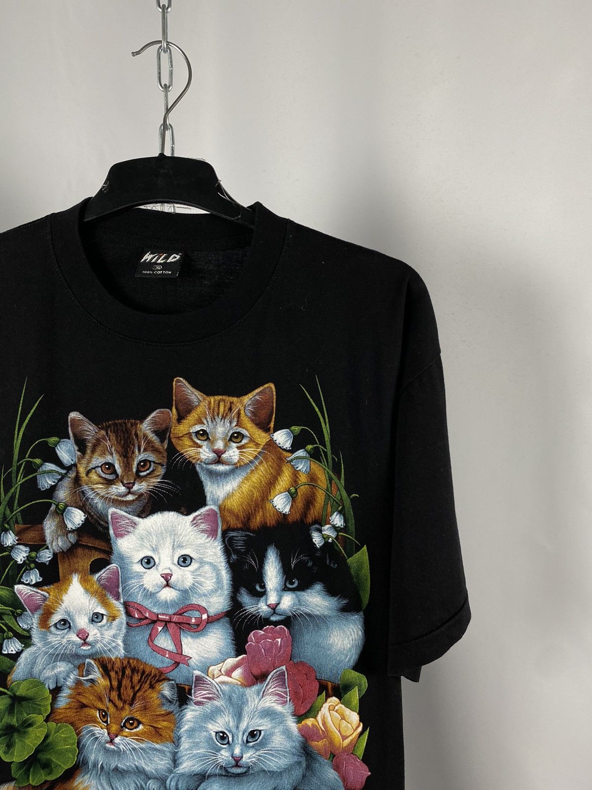 Vintage Cat vintage T-shirts big logo streetwear other size XXL Size US XXL / EU 58 / 5 - 2 Thumbnail