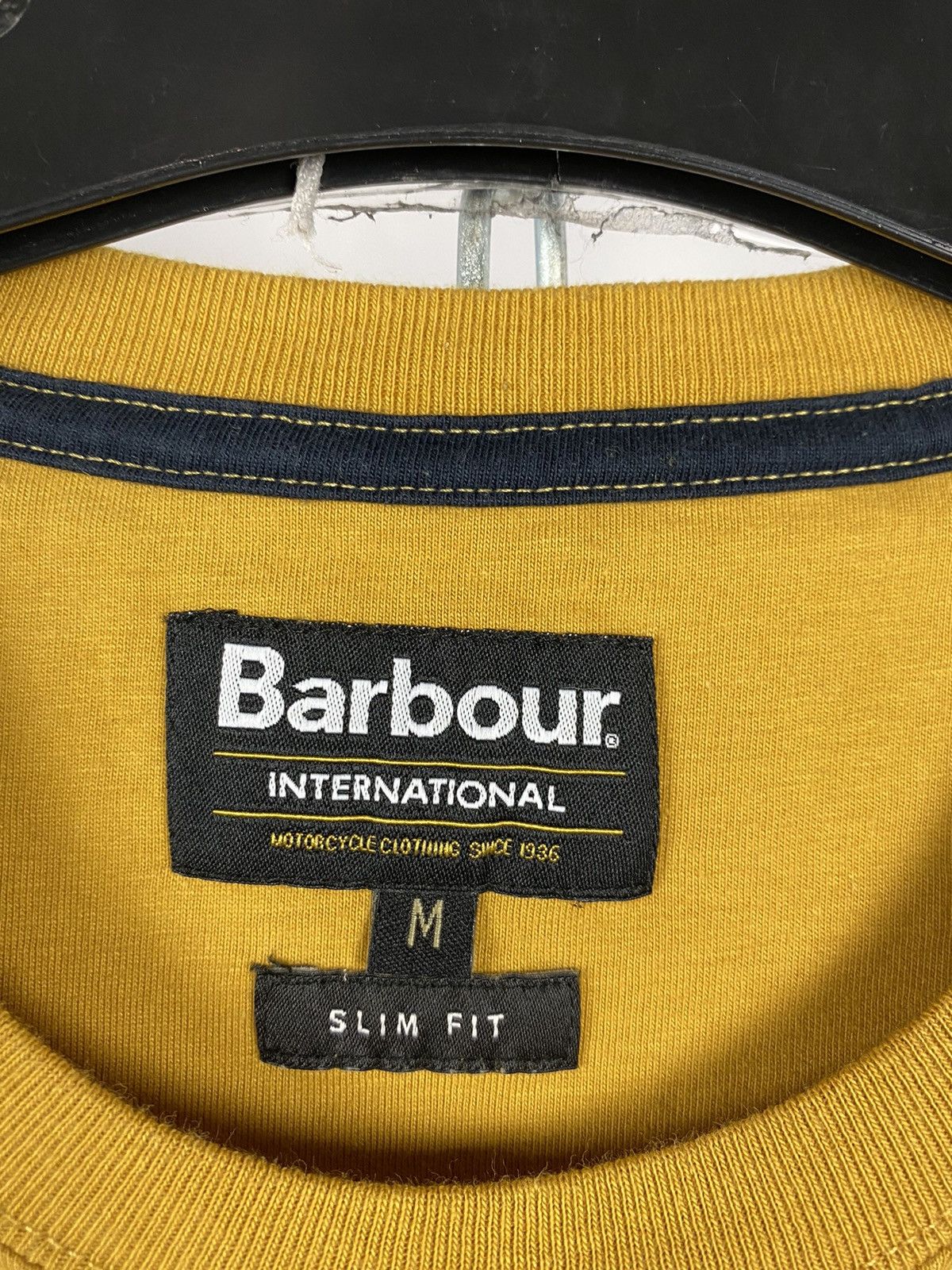 Barbour Barbour yellow T-shirts luxury streetwear size M Size US M / EU 48-50 / 2 - 3 Thumbnail