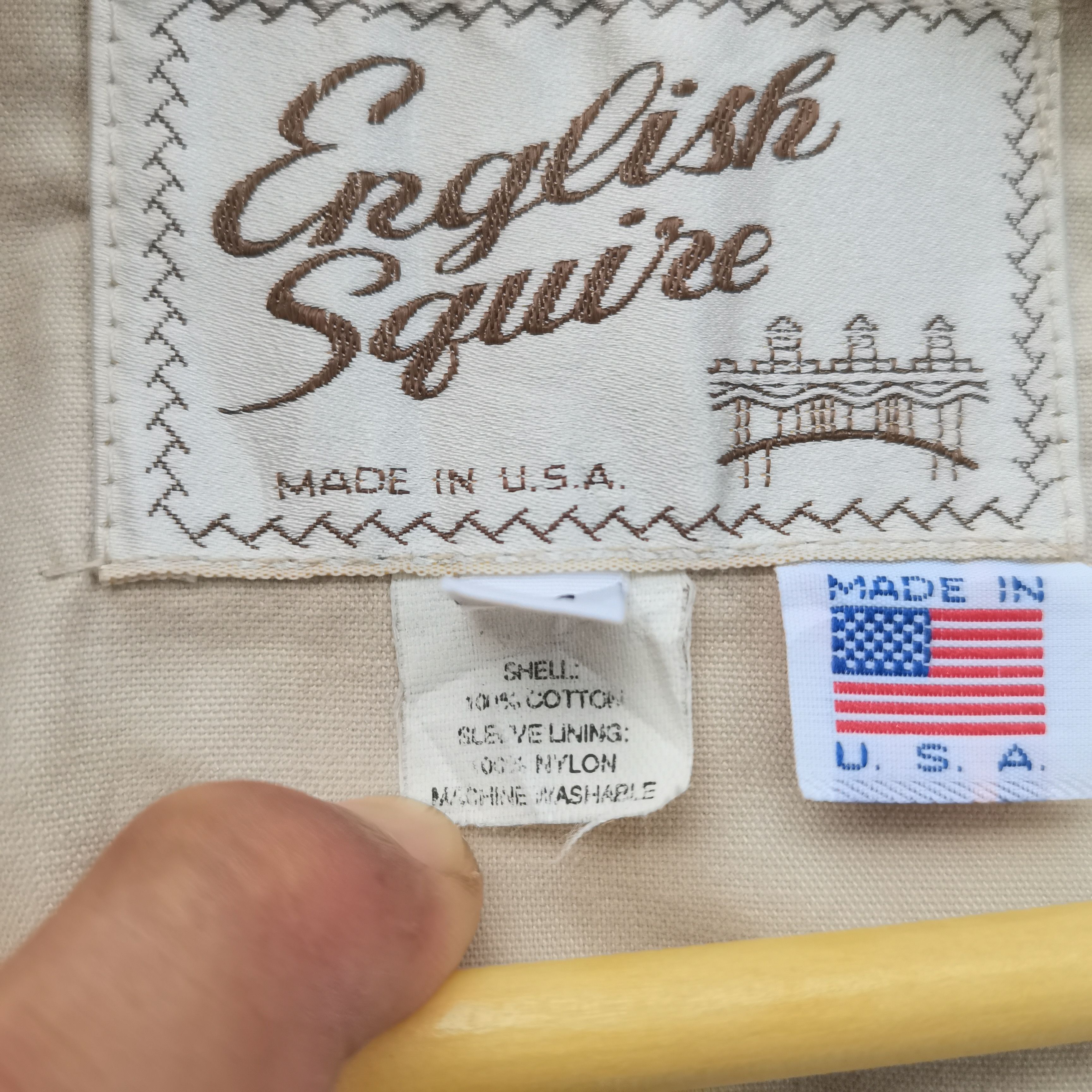 Vintage Vintage 90s English Squire Light Jacket Made In USA Size US M / EU 48-50 / 2 - 9 Thumbnail