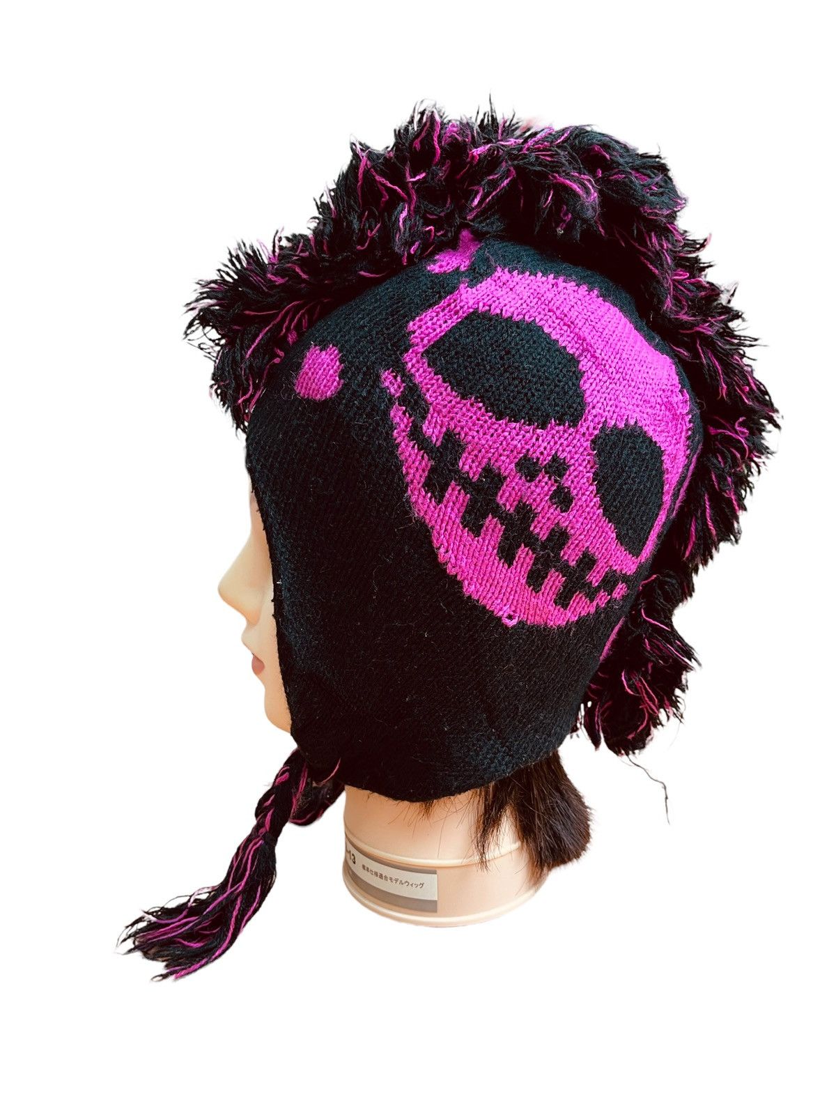 Japanese Brand Mohawk Skull Beanie Hats Snow Caps Size ONE SIZE - 3 Thumbnail