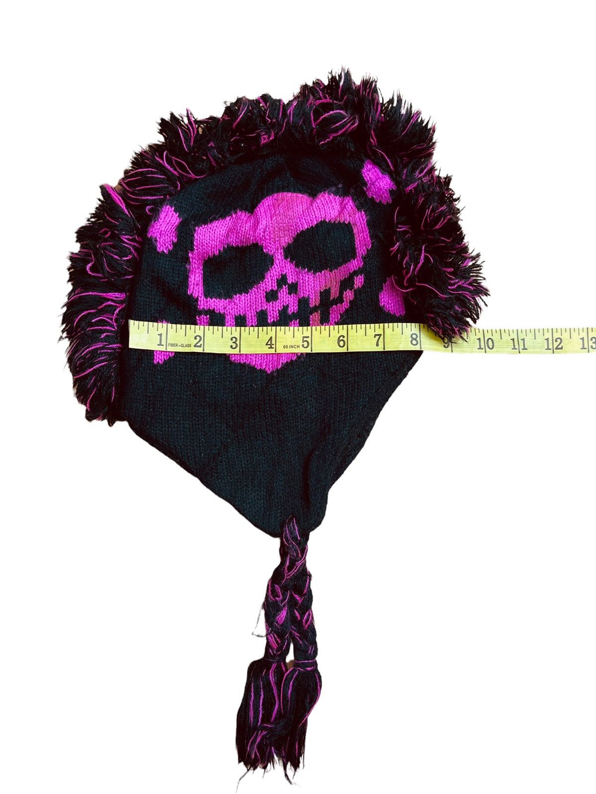 Japanese Brand Mohawk Skull Beanie Hats Snow Caps Size ONE SIZE - 5 Thumbnail