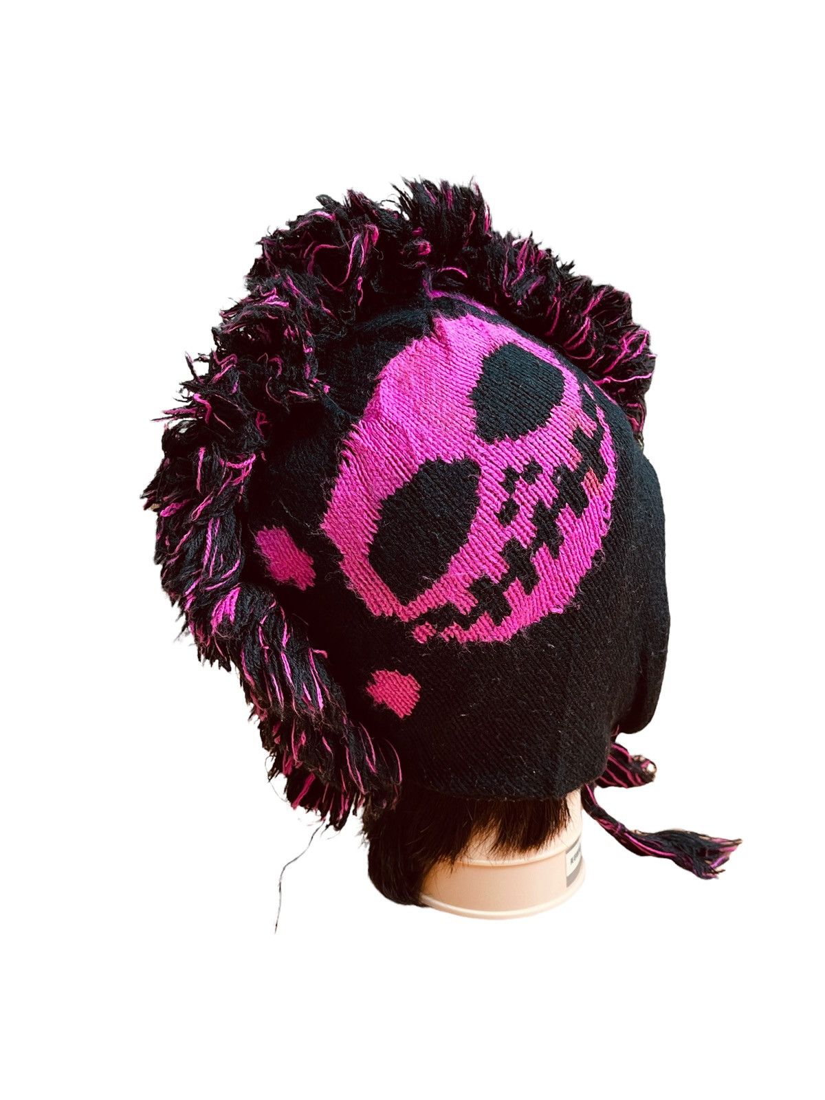 Japanese Brand Mohawk Skull Beanie Hats Snow Caps Size ONE SIZE - 4 Thumbnail