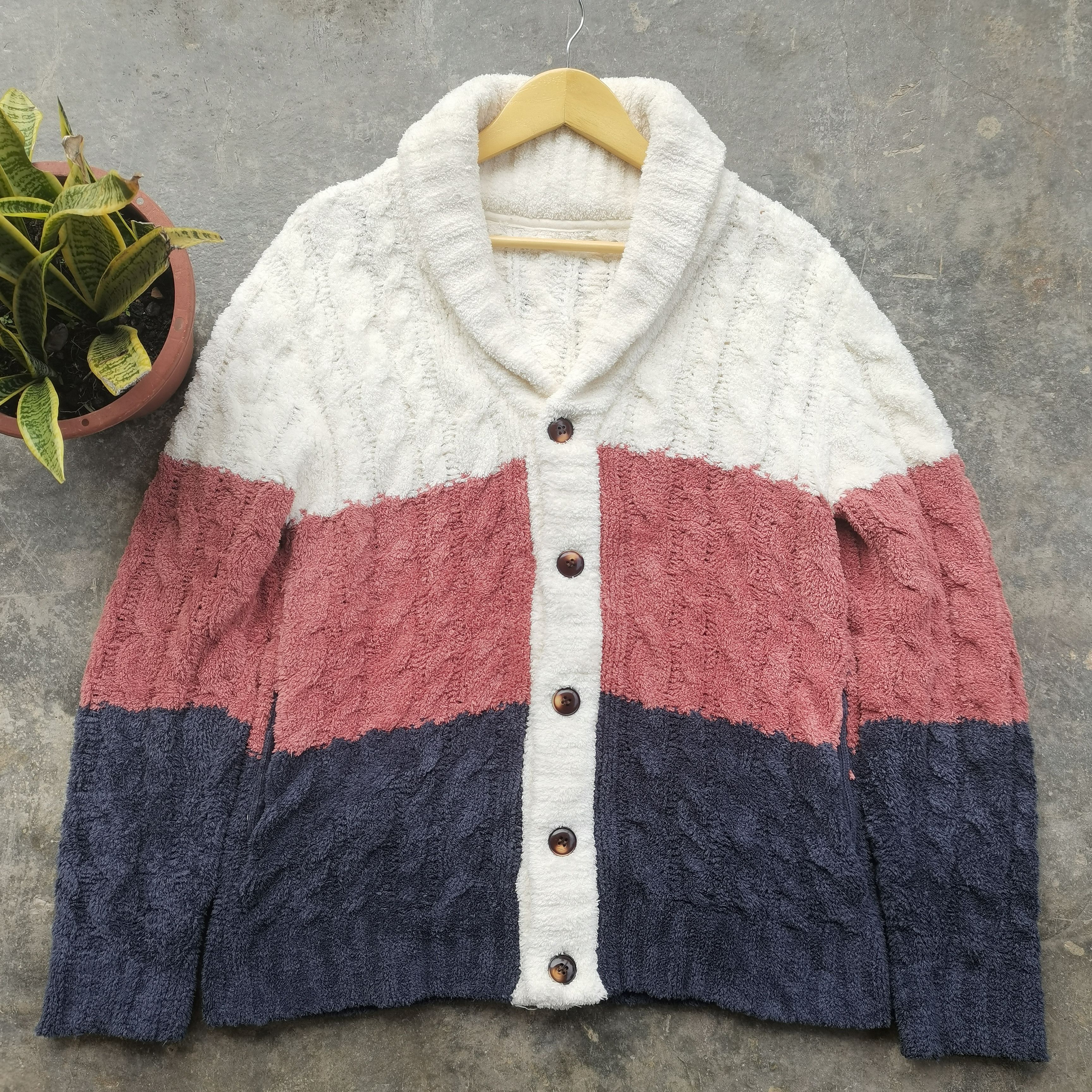 If Six Was Nine × Japanese Brand Archive🔥GELATO PIQUE Knitted Button Up Cardigan Size US L / EU 52-54 / 3 - 2 Thumbnail