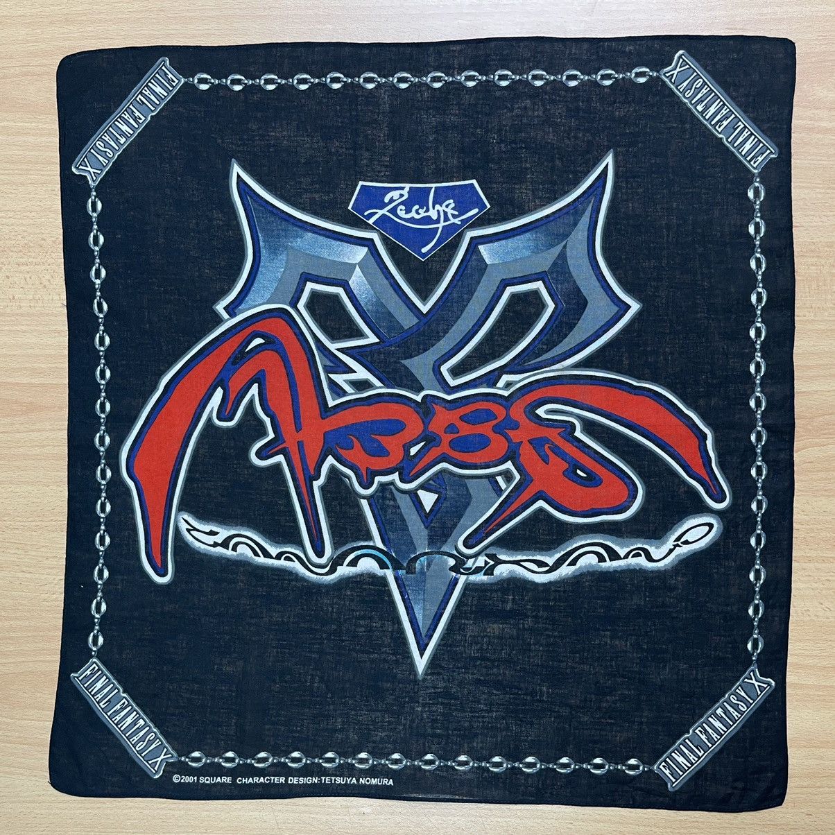 Japanese Brand Vintage Final Fantasy Handkerchief Neckerchief Scarf Bandana Size ONE SIZE - 2 Thumbnail
