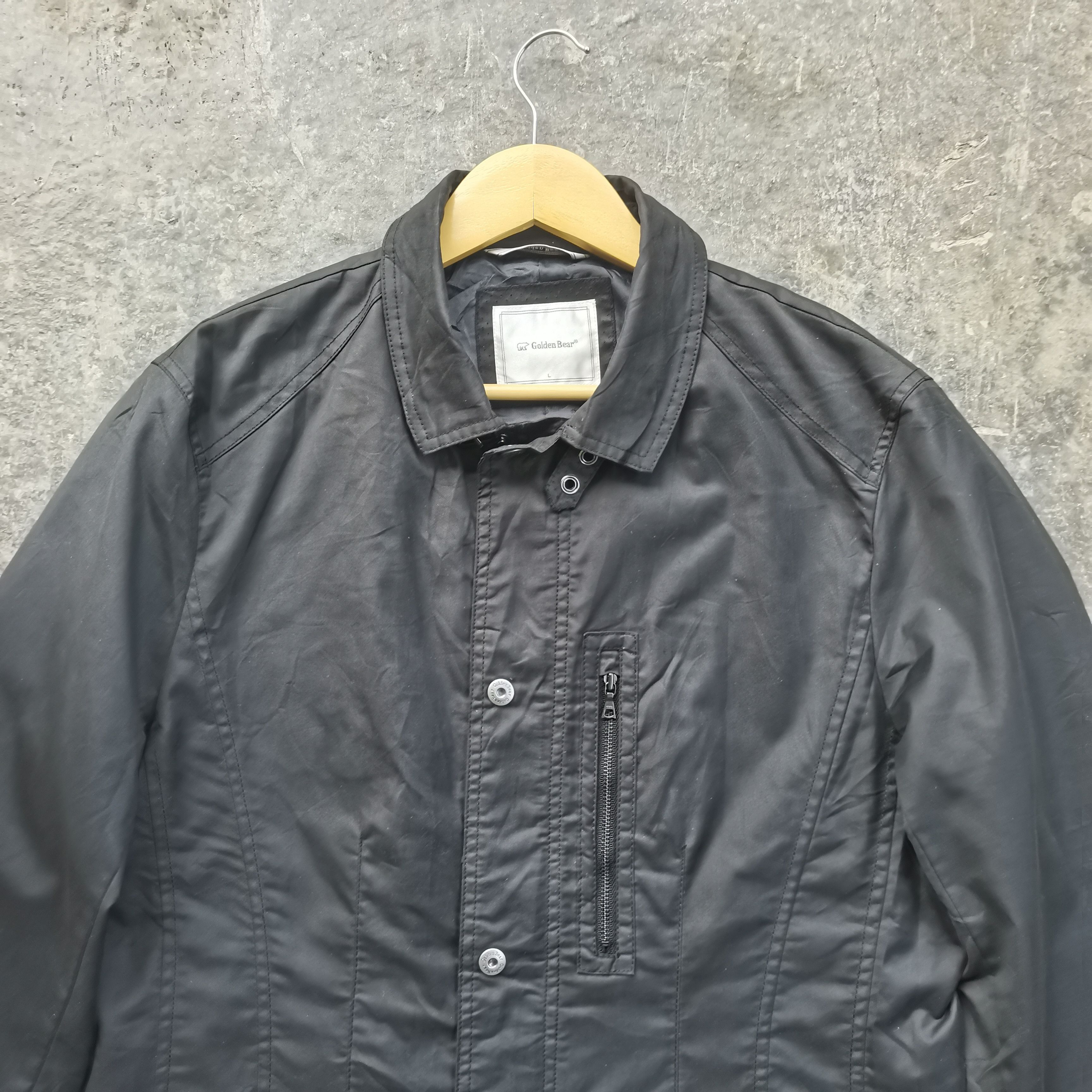 Golden Bear × Japanese Brand Vintage GOLDEN BEAR Black Jacket Size US L / EU 52-54 / 3 - 4 Thumbnail