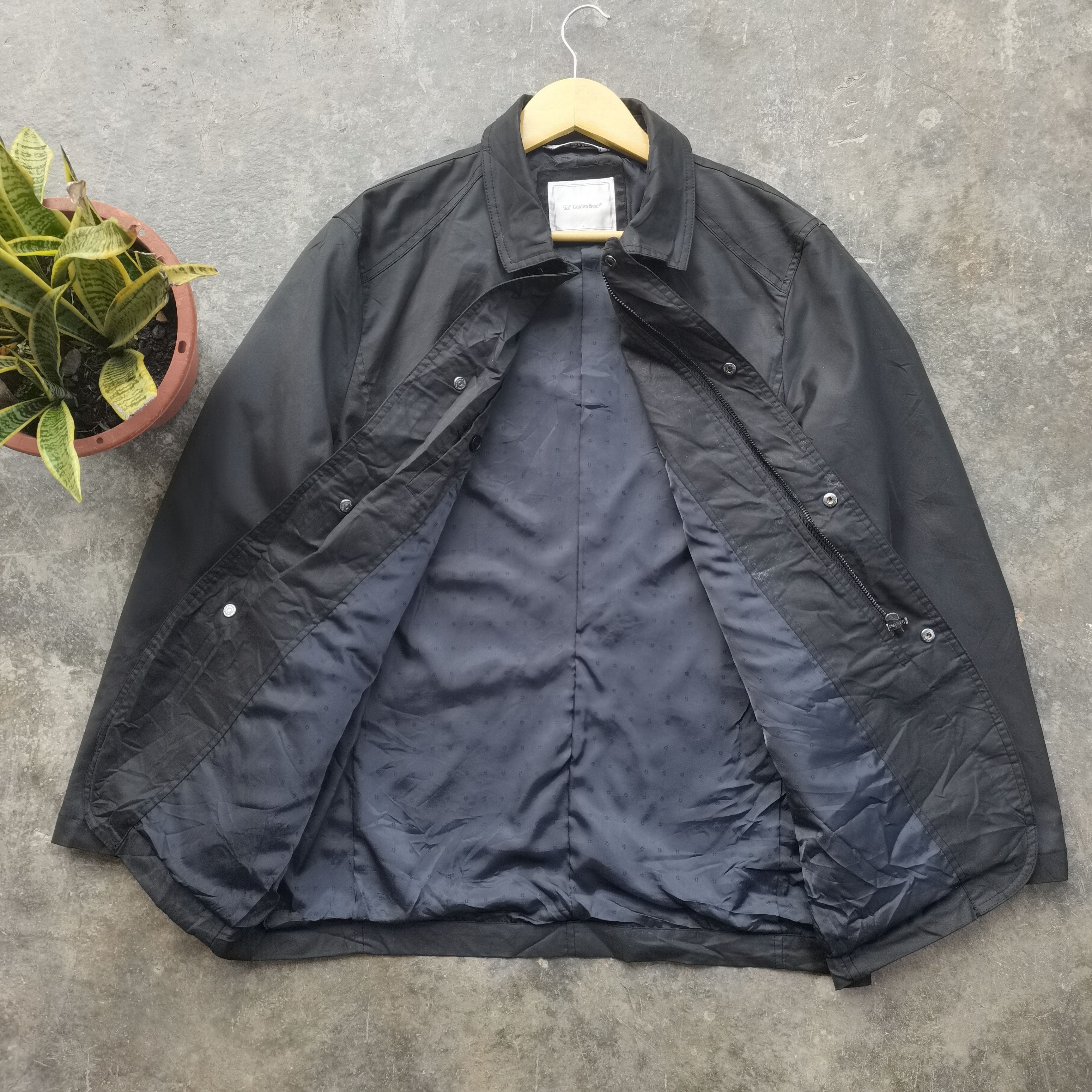 Golden Bear × Japanese Brand Vintage GOLDEN BEAR Black Jacket Size US L / EU 52-54 / 3 - 3 Thumbnail