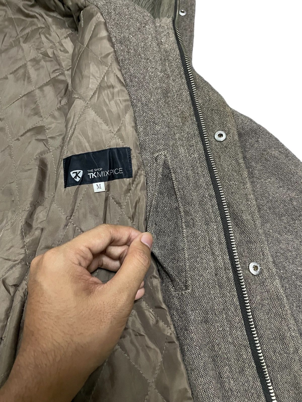 Fagassent Toshiki Aoki Takeo Kikuchi Wool Tactical Cargo Jacket Hooded Size US M / EU 48-50 / 2 - 8 Thumbnail