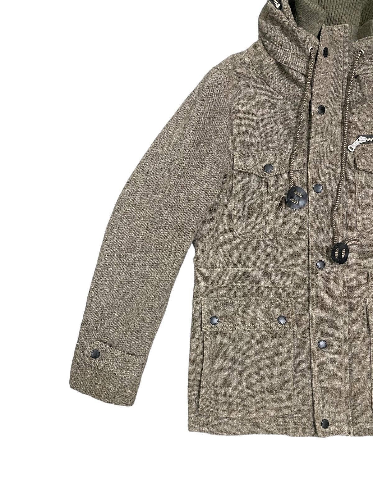 Fagassent Toshiki Aoki Takeo Kikuchi Wool Tactical Cargo Jacket Hooded Size US M / EU 48-50 / 2 - 4 Thumbnail