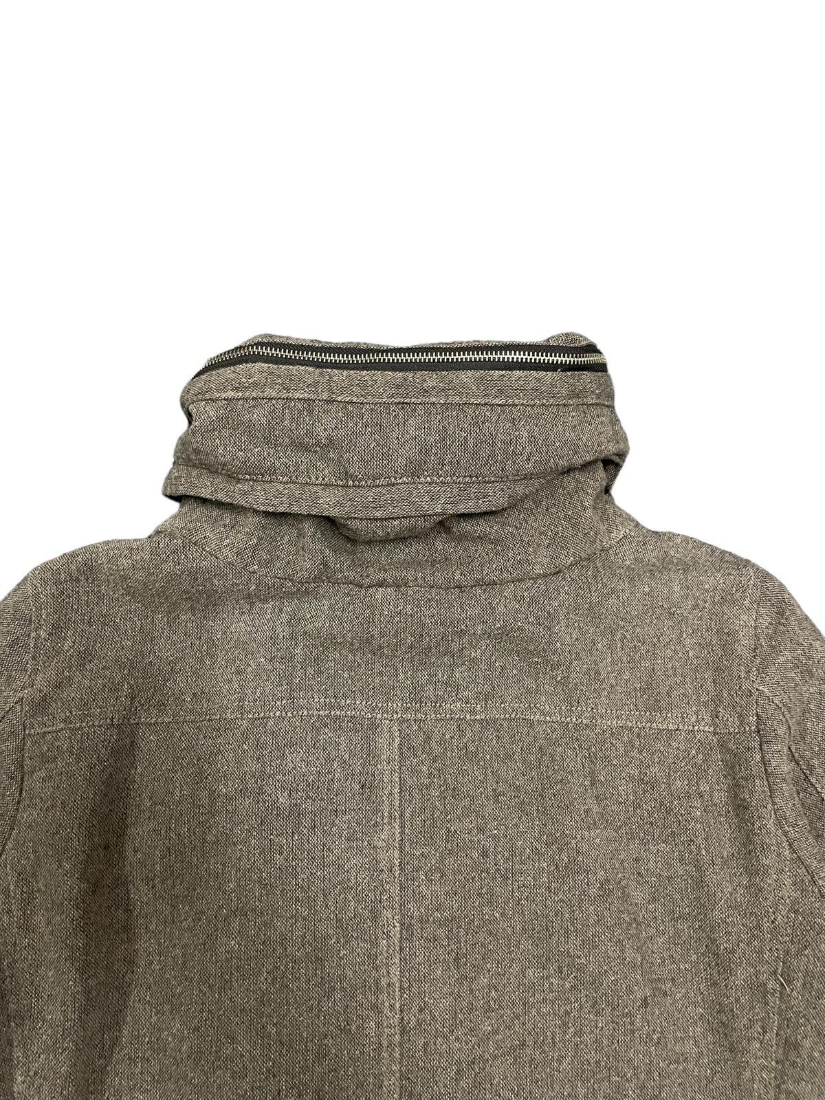 Fagassent Toshiki Aoki Takeo Kikuchi Wool Tactical Cargo Jacket Hooded Size US M / EU 48-50 / 2 - 10 Thumbnail