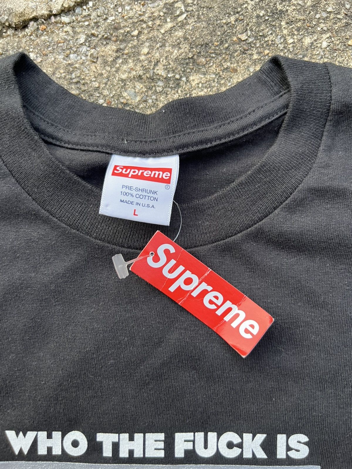 Supreme Who The Fuck Is Supreme Shirt Size US L / EU 52-54 / 3 - 6 Thumbnail