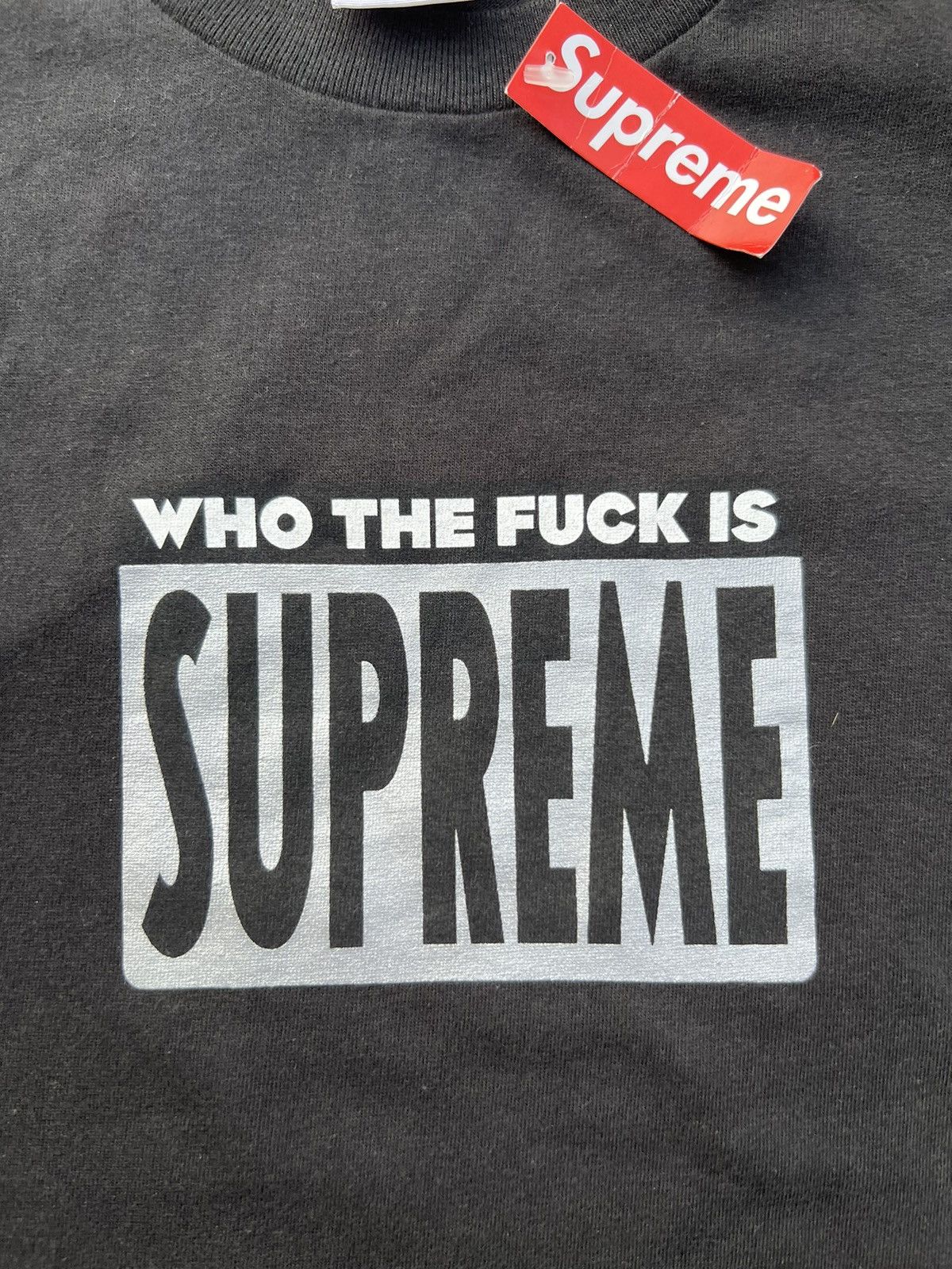 Supreme Who The Fuck Is Supreme Shirt Size US L / EU 52-54 / 3 - 3 Thumbnail