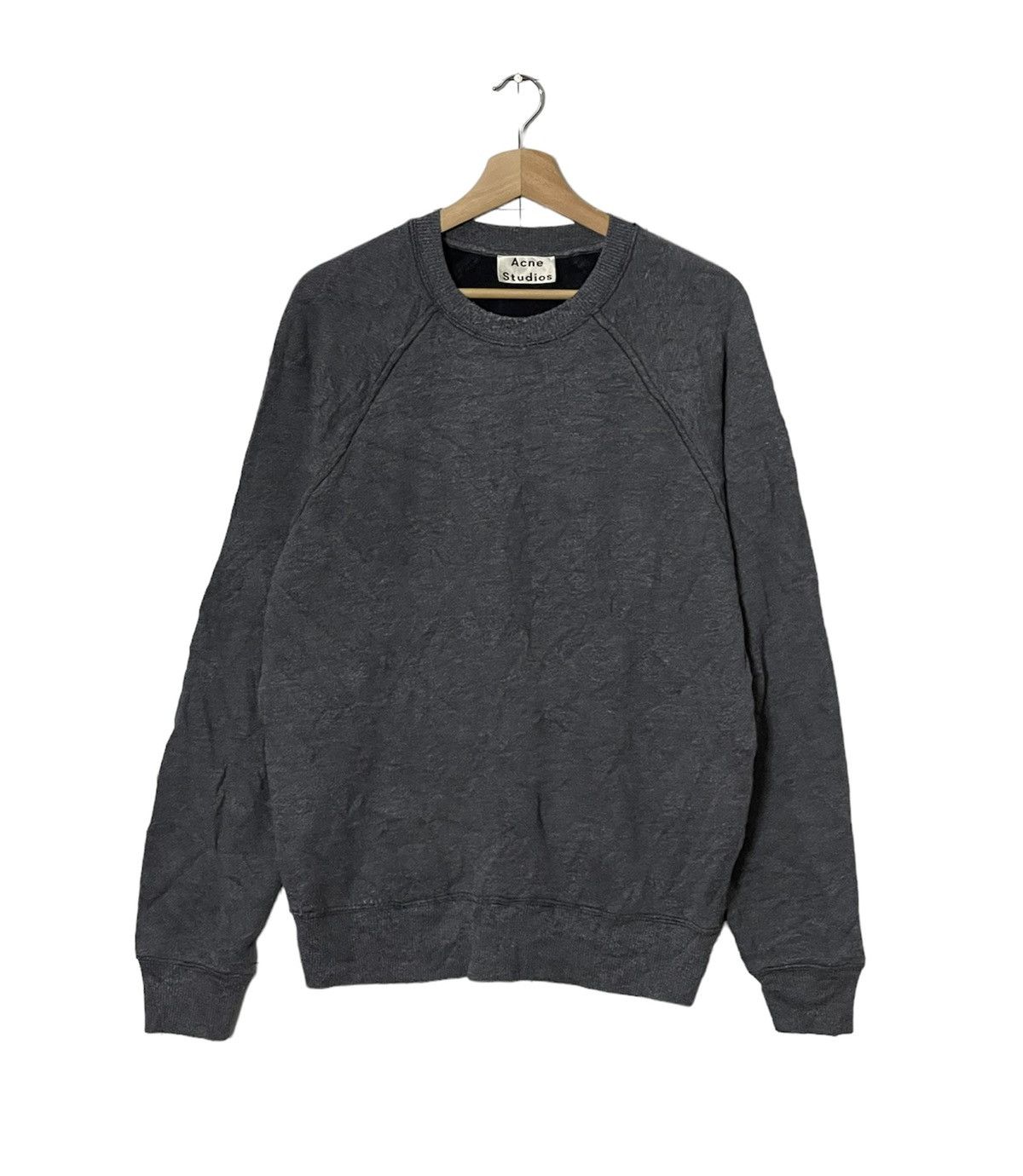 Acne Studios × Vintage Vintage Acne Studios Crewneck Logo Patch Sweatshirt Size US L / EU 52-54 / 3 - 4 Thumbnail
