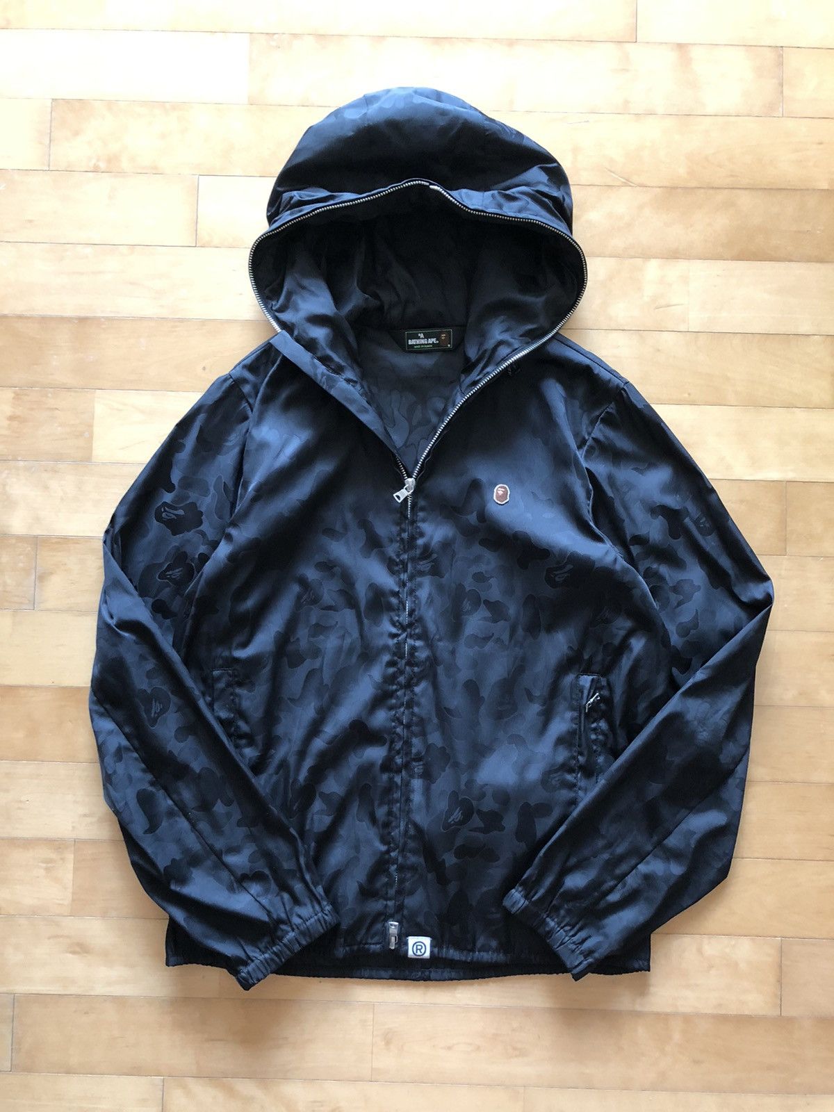 image of Og Bape Camo Jacket S in Black, Men's (Size Small)