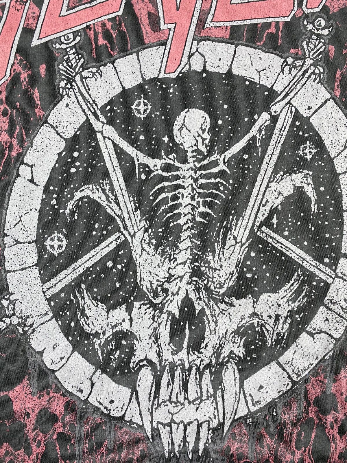 Band Tees × Slayer Slayer 2017 Printed Rock Band Tour Graphic Tee T-shirt Size US XL / EU 56 / 4 - 8 Thumbnail