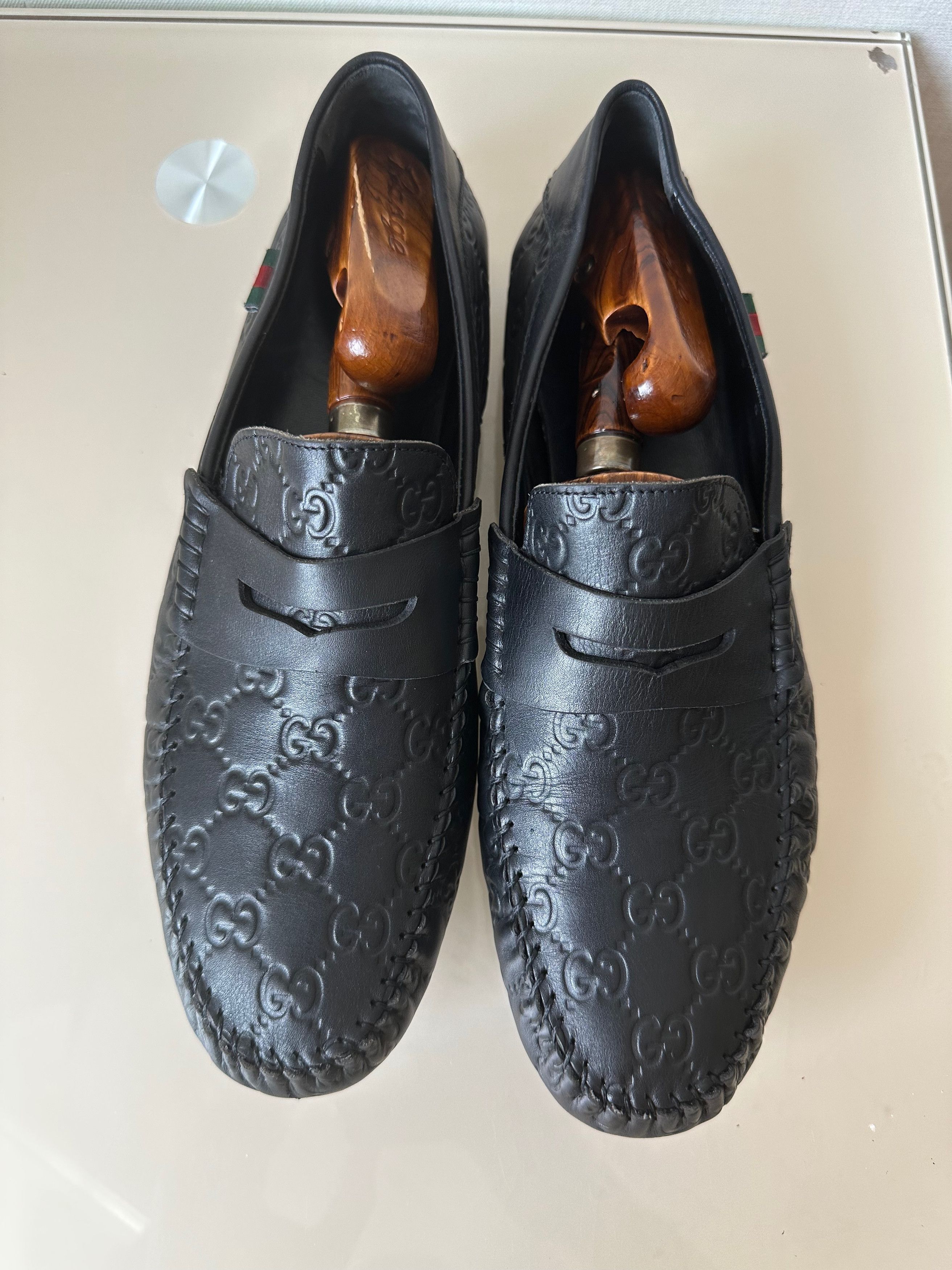 Gucci cheap guccissima loafers