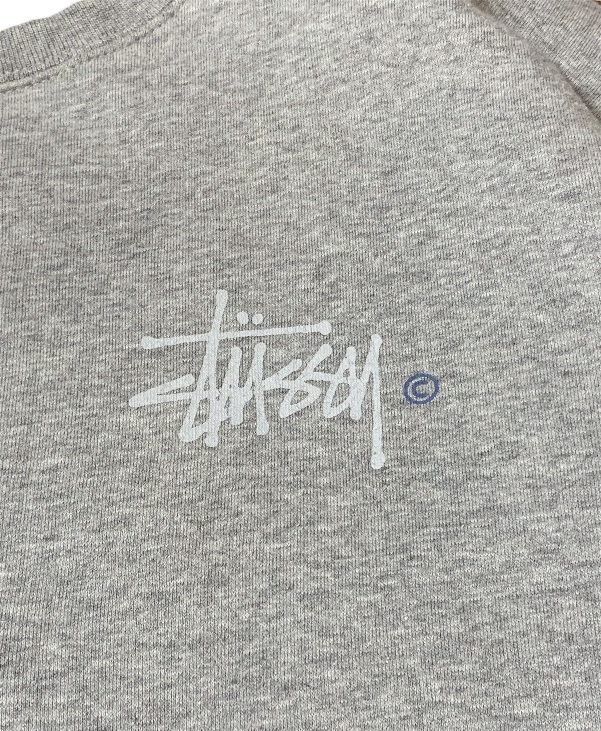 Stussy × Vintage Rare Stussy Signature Sweatshirt Big Logo Size US L / EU 52-54 / 3 - 4 Thumbnail