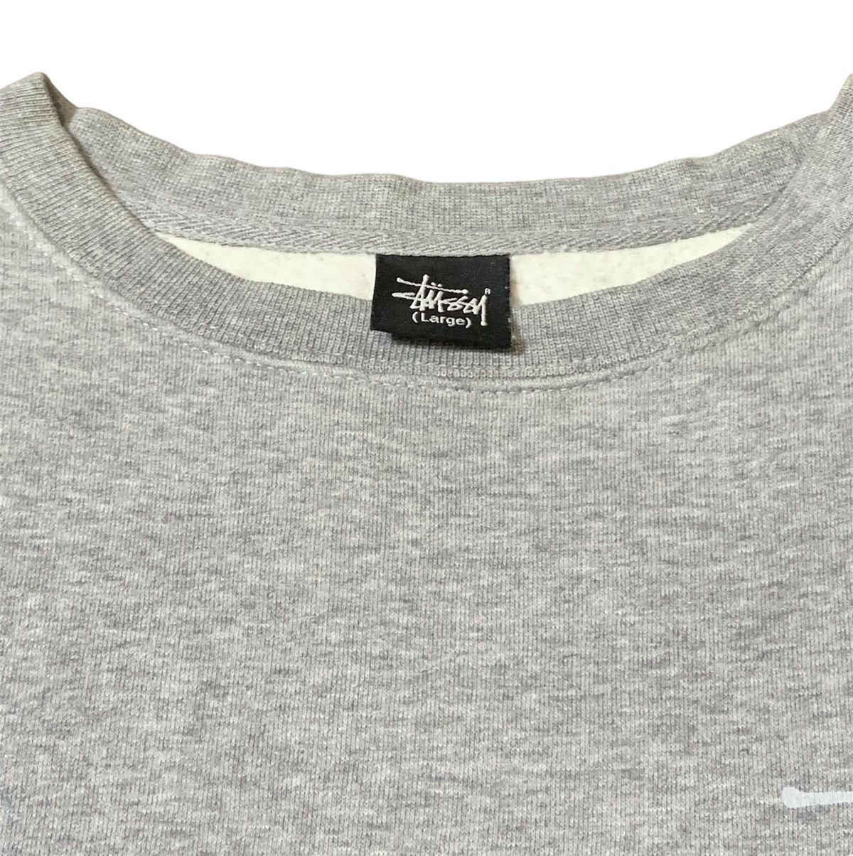 Stussy × Vintage Rare Stussy Signature Sweatshirt Big Logo Size US L / EU 52-54 / 3 - 3 Thumbnail
