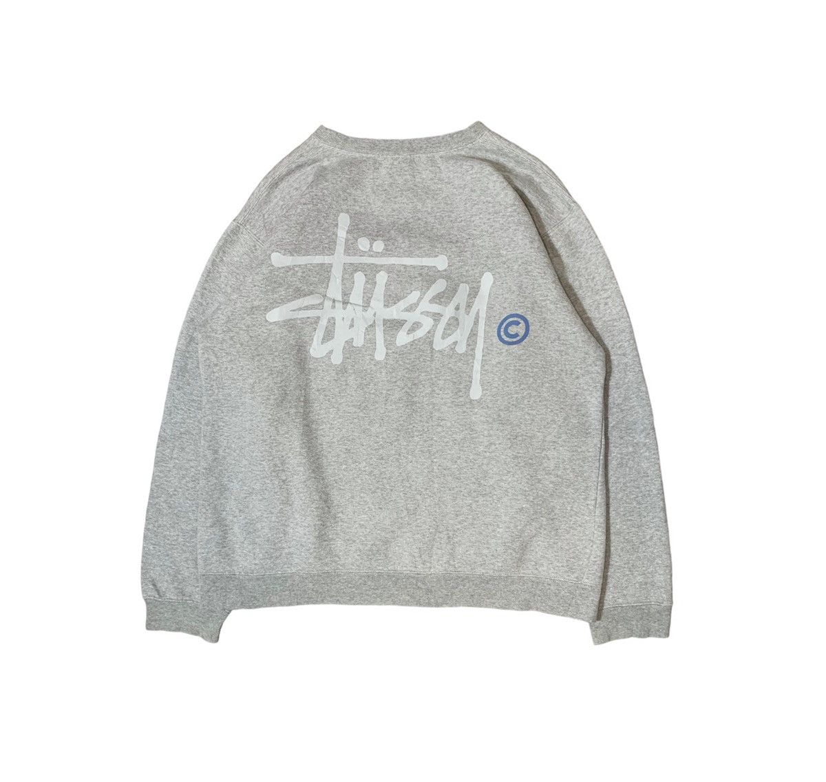 Stussy × Vintage Rare Stussy Signature Sweatshirt Big Logo Size US L / EU 52-54 / 3 - 1 Thumbnail