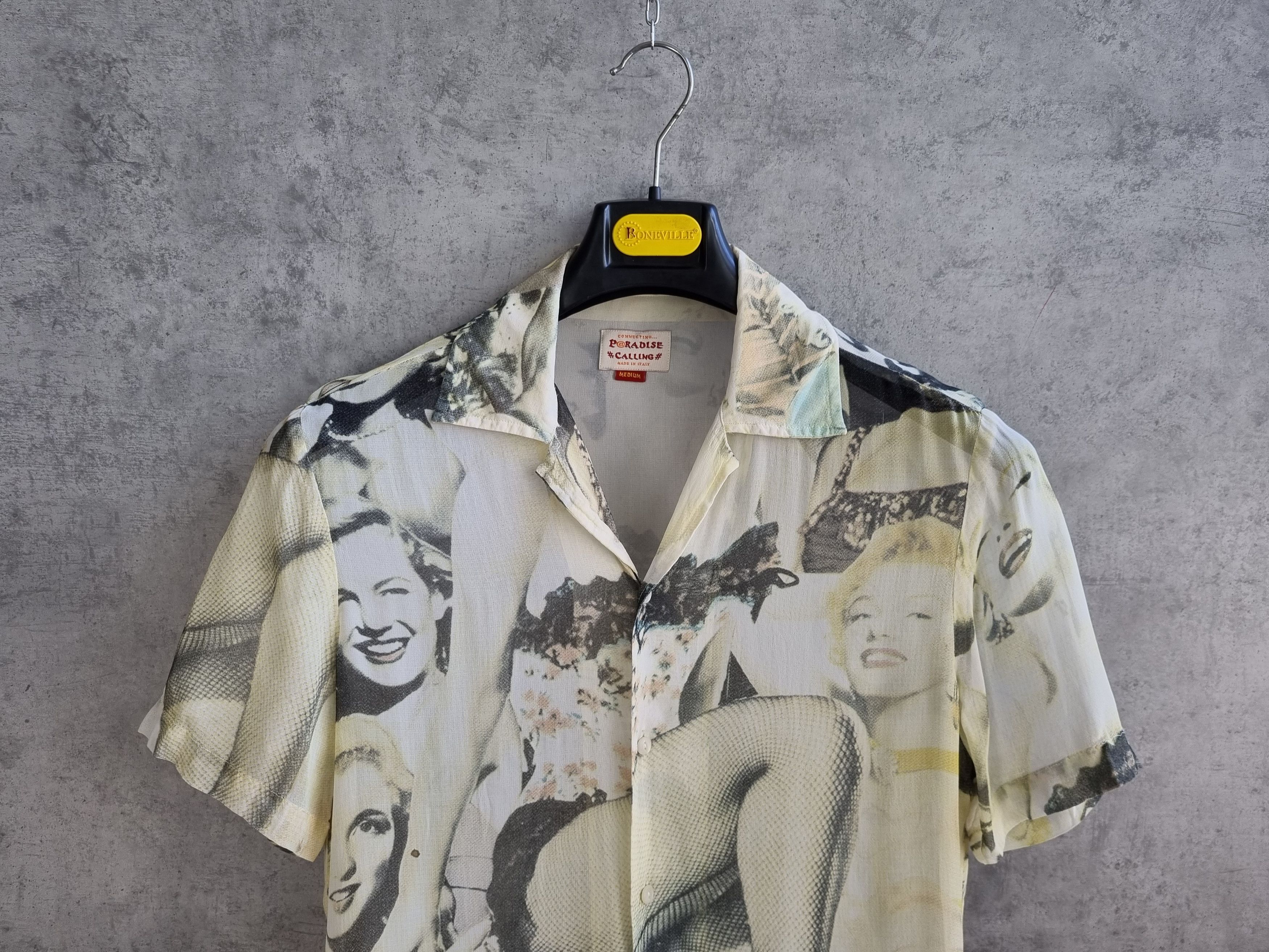 Vintage 90s Marilyn Monroe Print Shirt Jean Paul Gaultier style Size US M / EU 48-50 / 2 - 7 Thumbnail