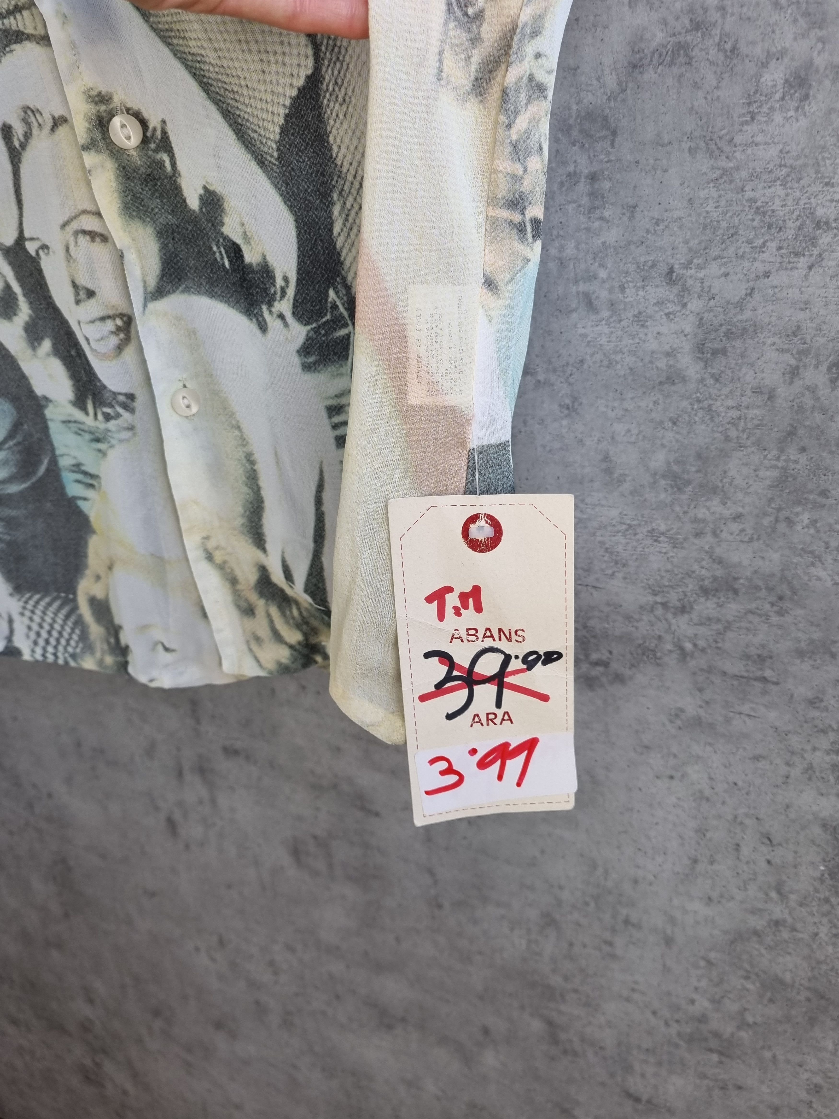 Vintage 90s Marilyn Monroe Print Shirt Jean Paul Gaultier style Size US M / EU 48-50 / 2 - 15 Thumbnail