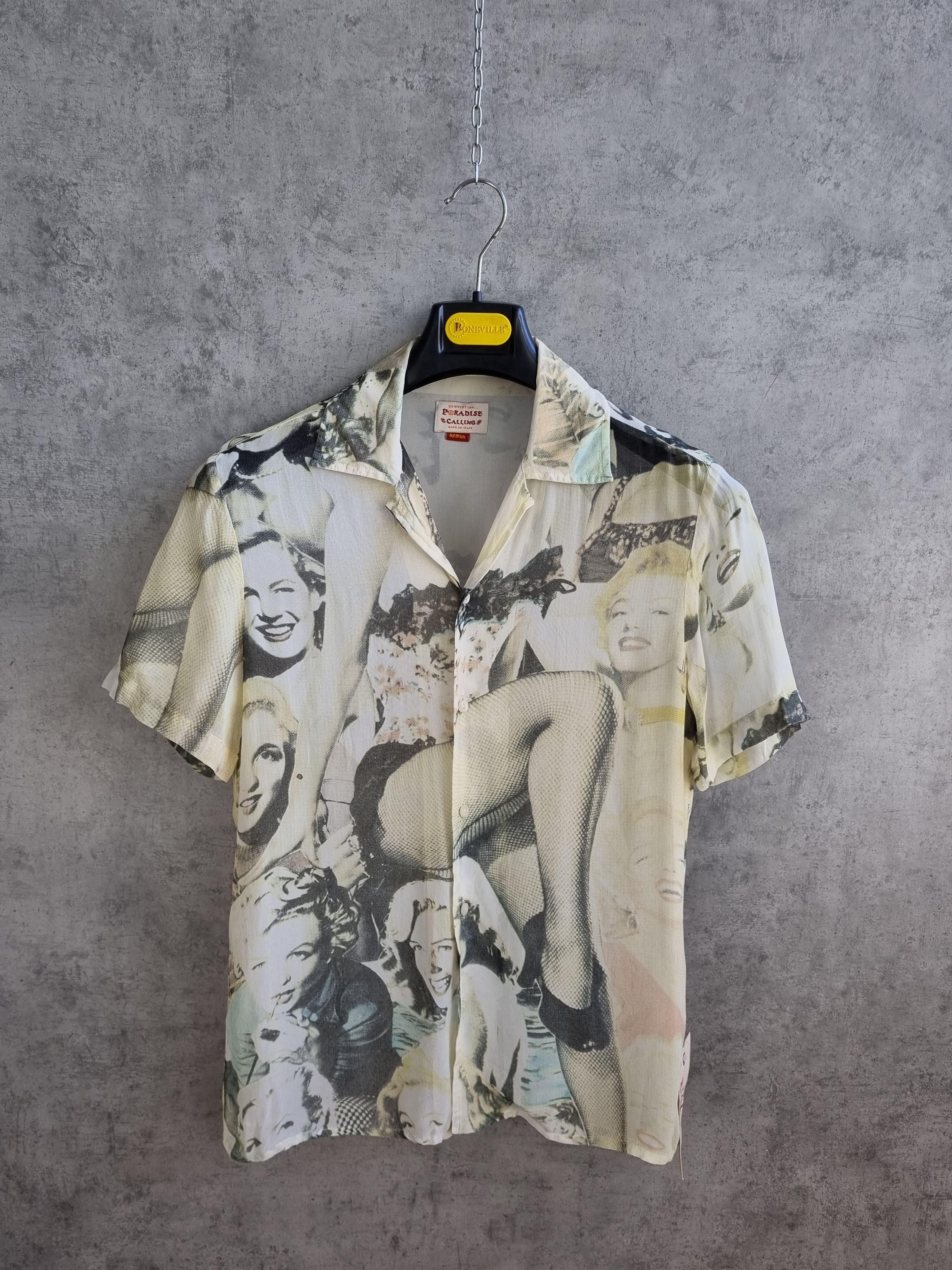 Vintage 90s Marilyn Monroe Print Shirt Jean Paul Gaultier style Size US M / EU 48-50 / 2 - 5 Thumbnail