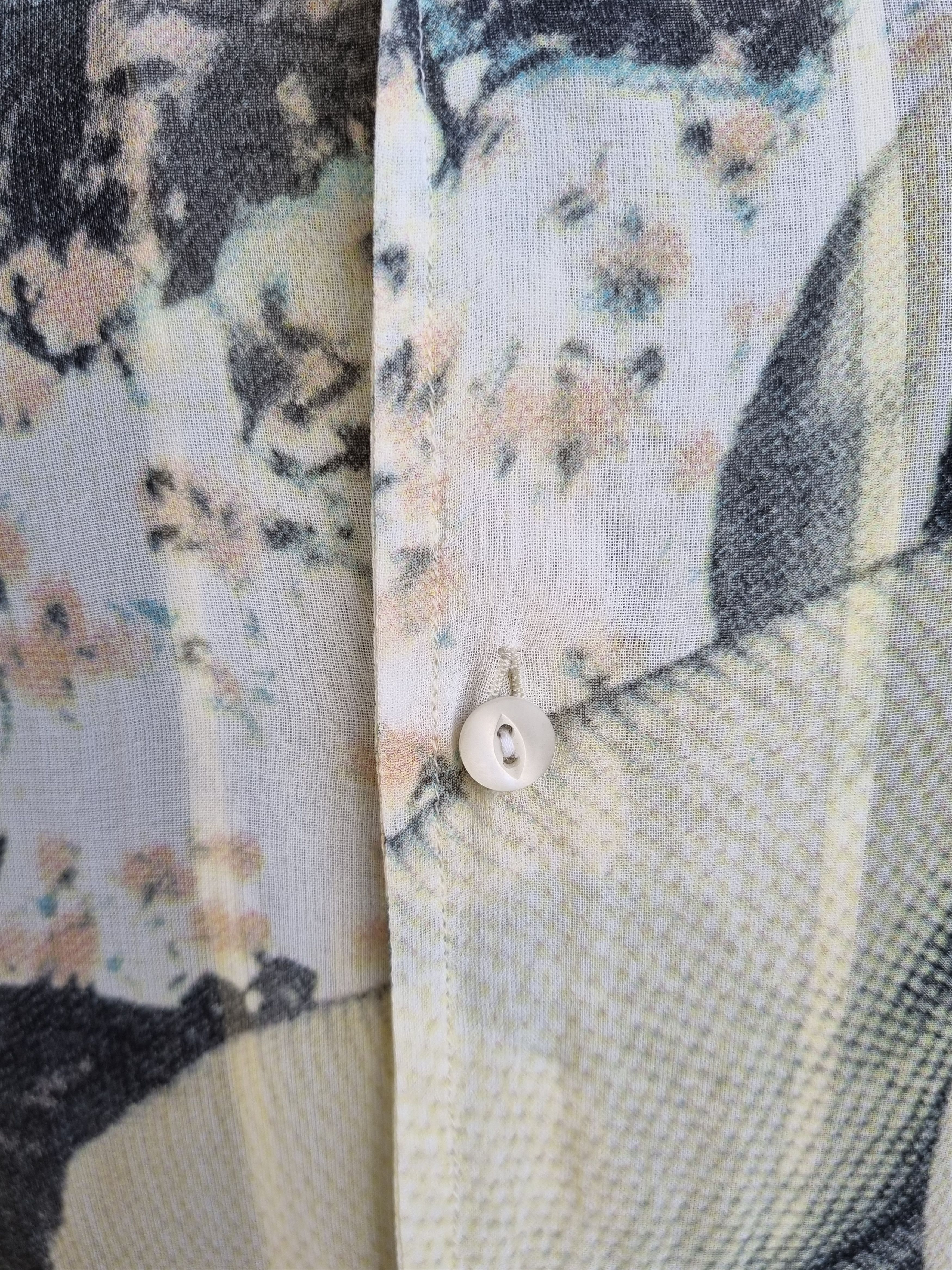 Vintage 90s Marilyn Monroe Print Shirt Jean Paul Gaultier style Size US M / EU 48-50 / 2 - 13 Thumbnail