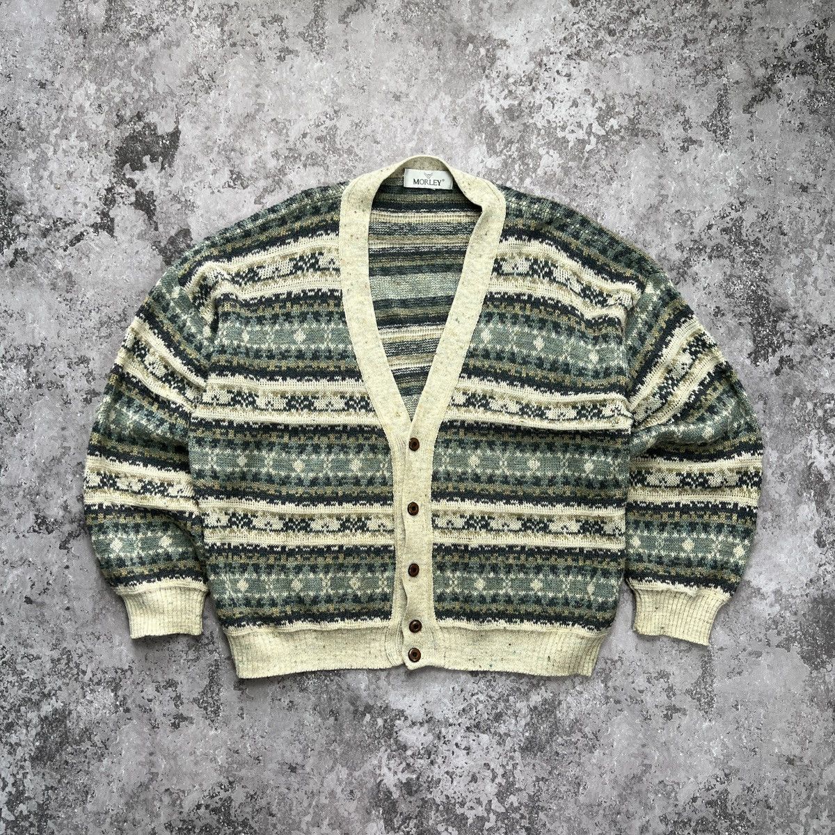 Vintage Knit Cardigan Sweater