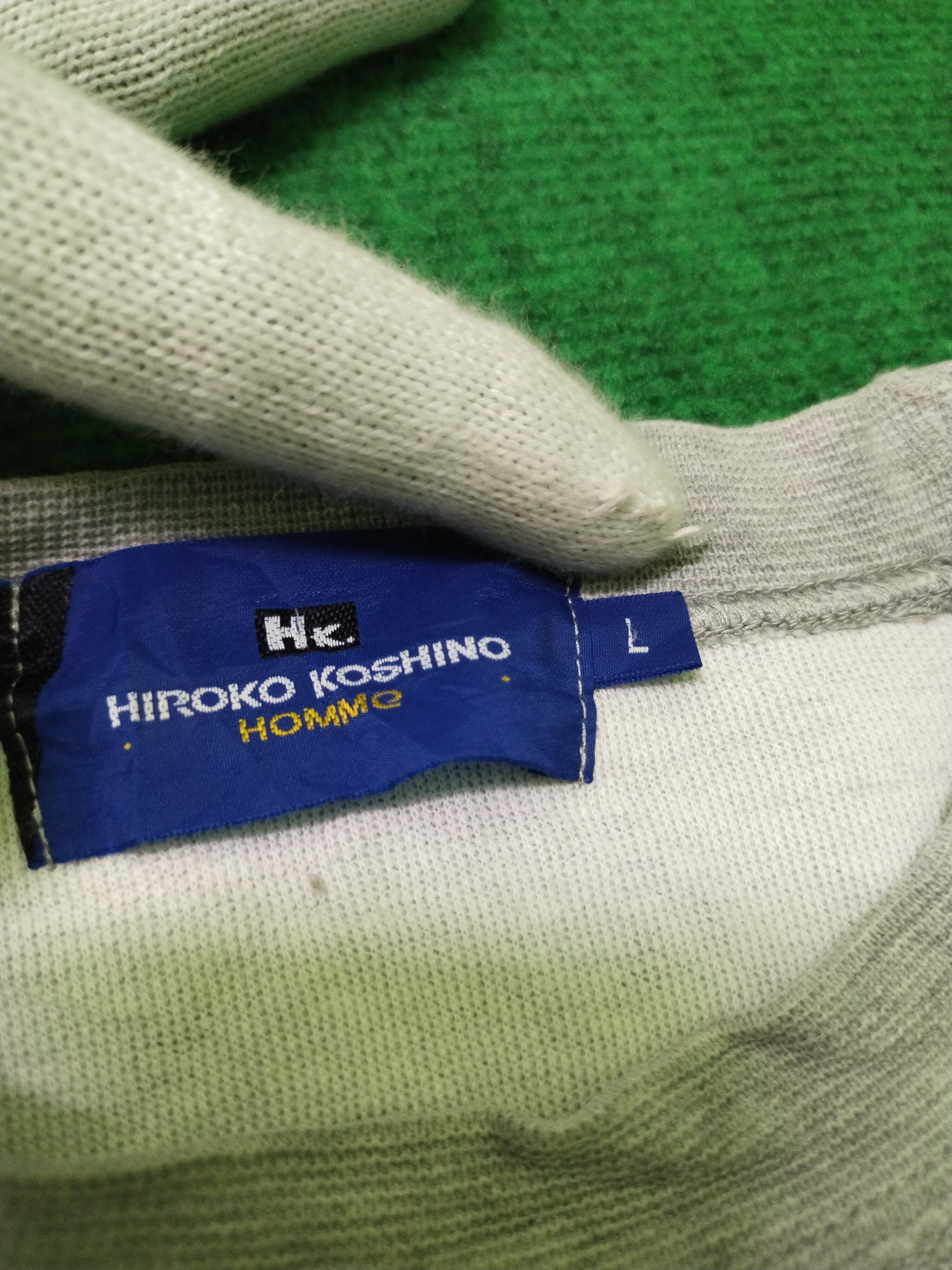 Designer × Hiroko Koshino Homme × Japanese Brand Sweatshirt Hiroko Koshino Small Logo Size US L / EU 52-54 / 3 - 10 Thumbnail
