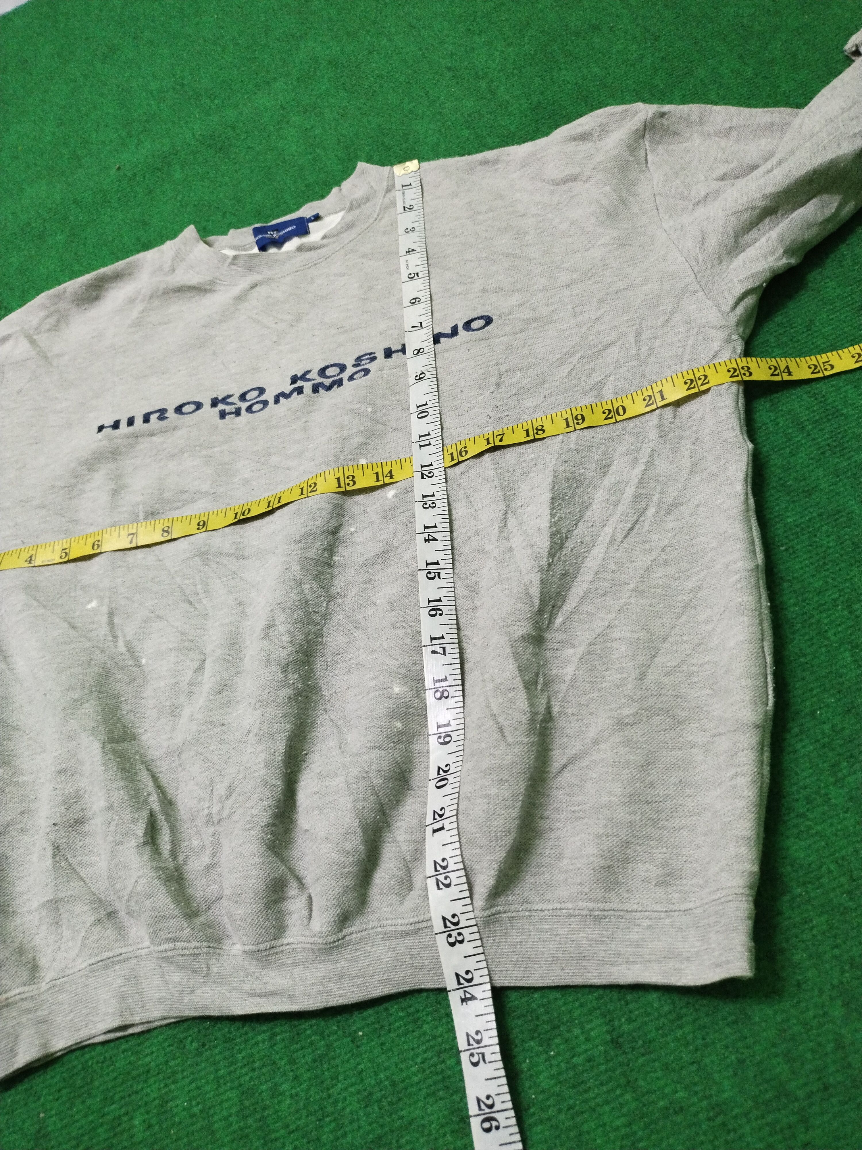 Designer × Hiroko Koshino Homme × Japanese Brand Sweatshirt Hiroko Koshino Small Logo Size US L / EU 52-54 / 3 - 12 Thumbnail
