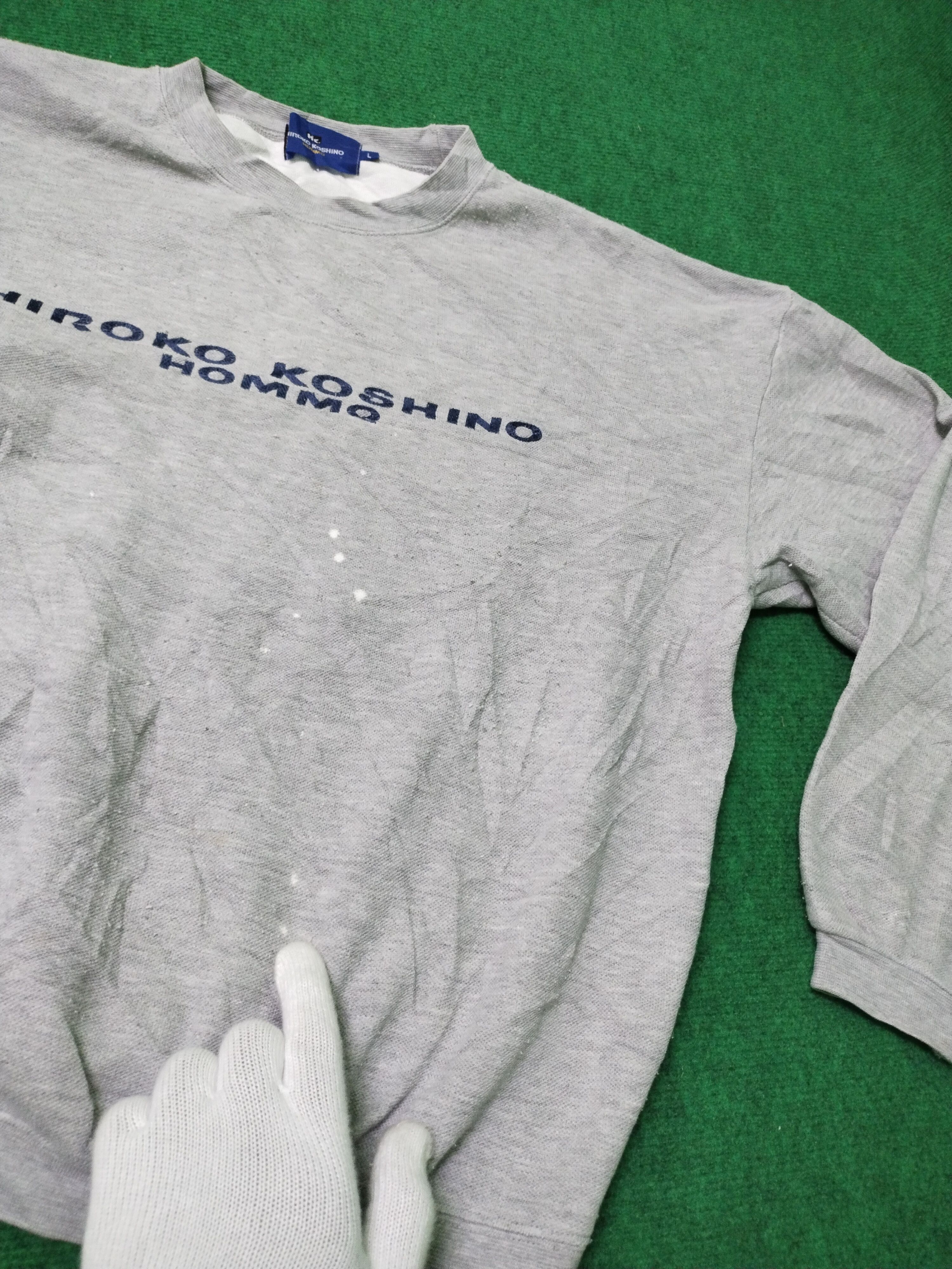 Designer × Hiroko Koshino Homme × Japanese Brand Sweatshirt Hiroko Koshino Small Logo Size US L / EU 52-54 / 3 - 7 Thumbnail