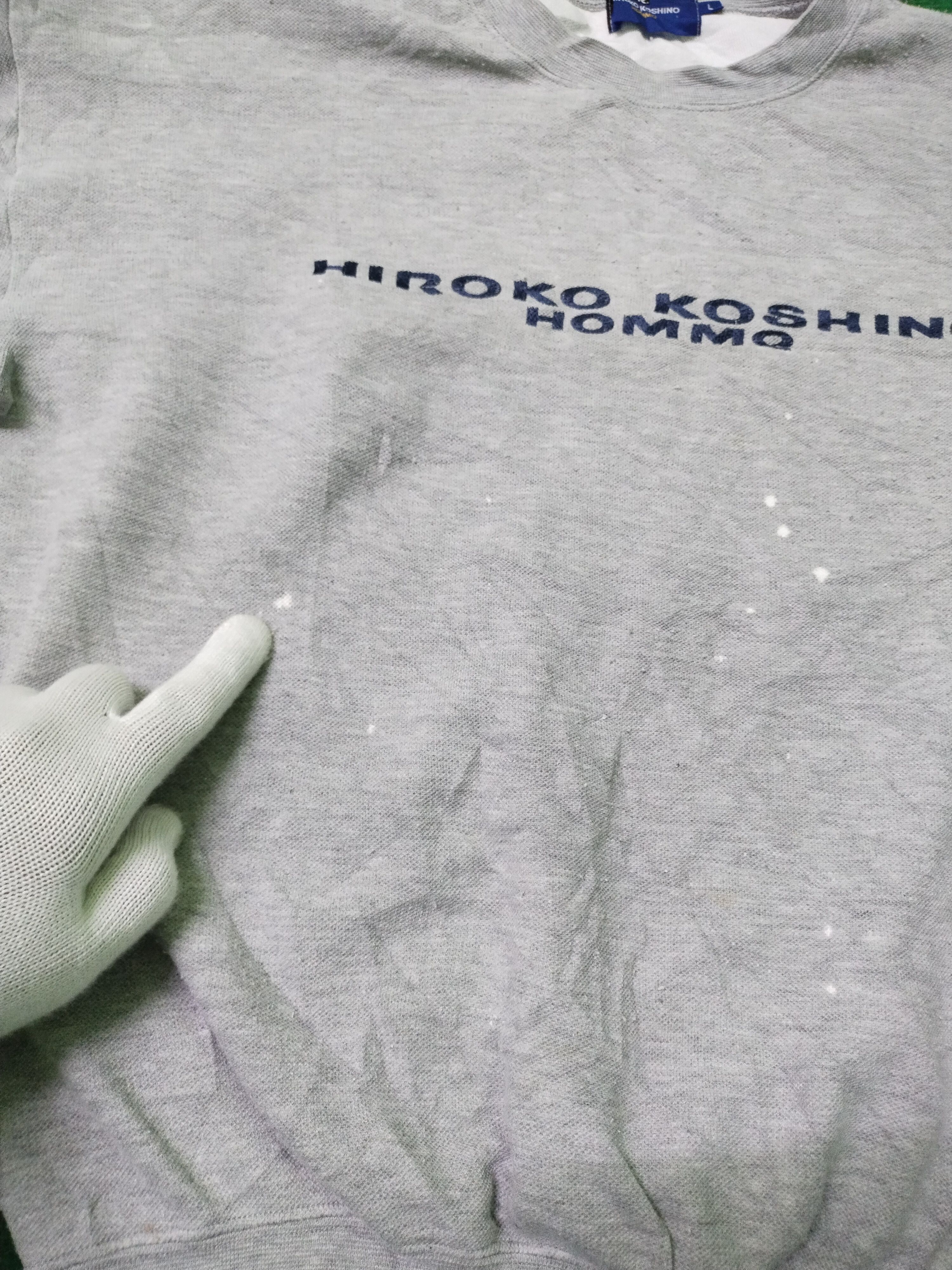 Designer × Hiroko Koshino Homme × Japanese Brand Sweatshirt Hiroko Koshino Small Logo Size US L / EU 52-54 / 3 - 8 Thumbnail