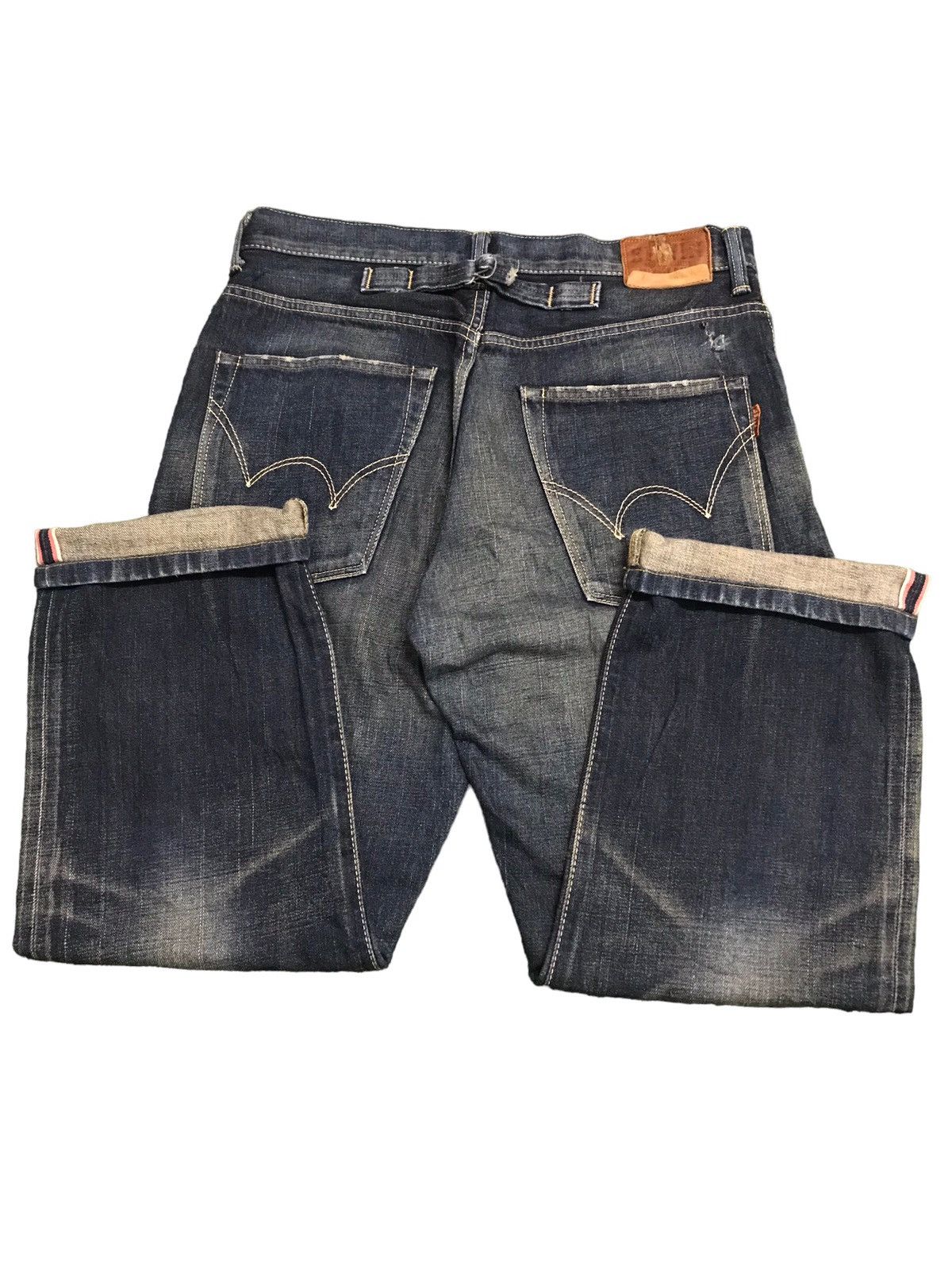 Edwin BEST OFFER🔥🔥 Edwin 505Z Buckle Back Selvedge Jeans Size US 33 - 12 Thumbnail