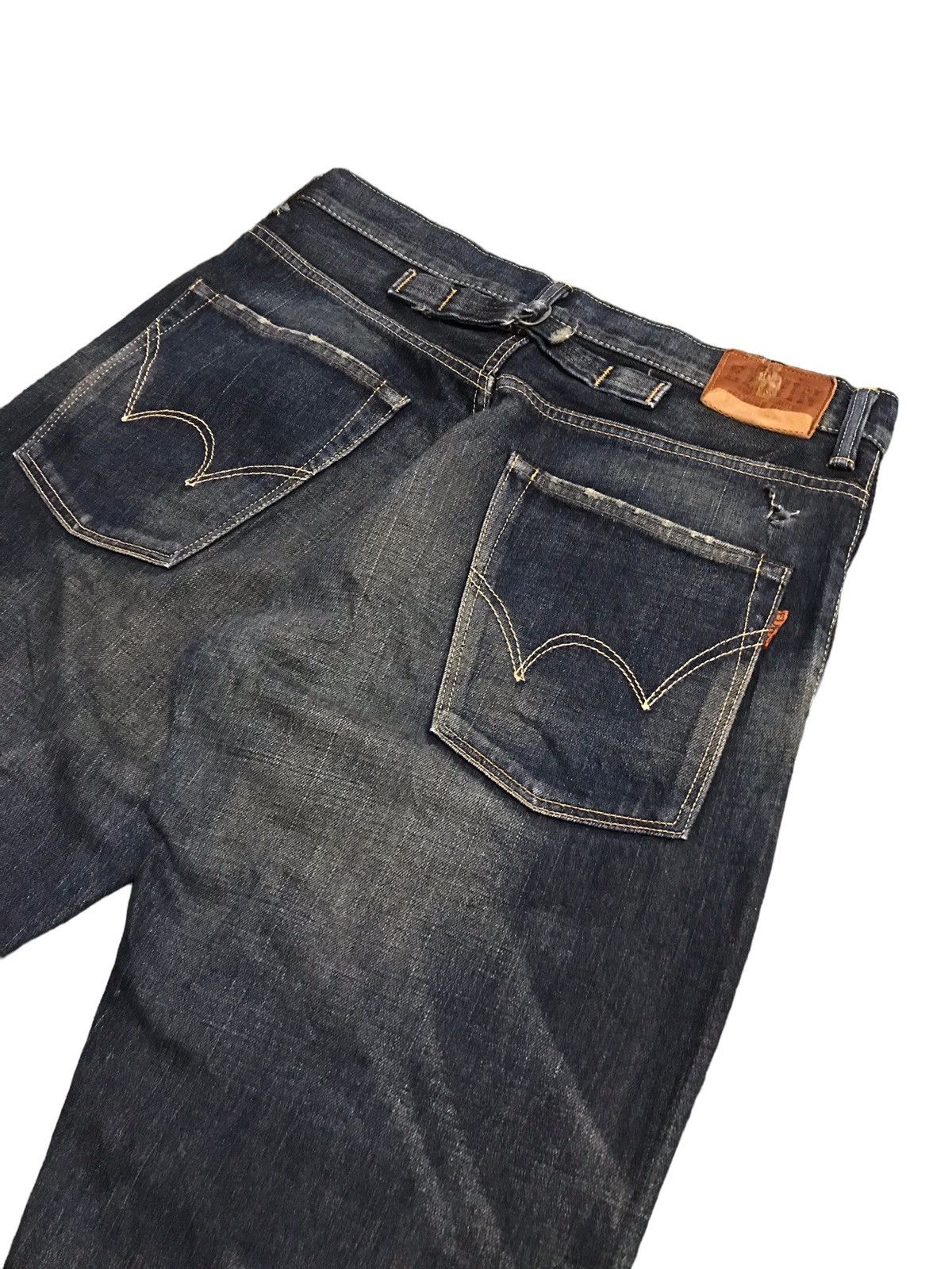 Edwin BEST OFFER🔥🔥 Edwin 505Z Buckle Back Selvedge Jeans Size US 33 - 9 Thumbnail