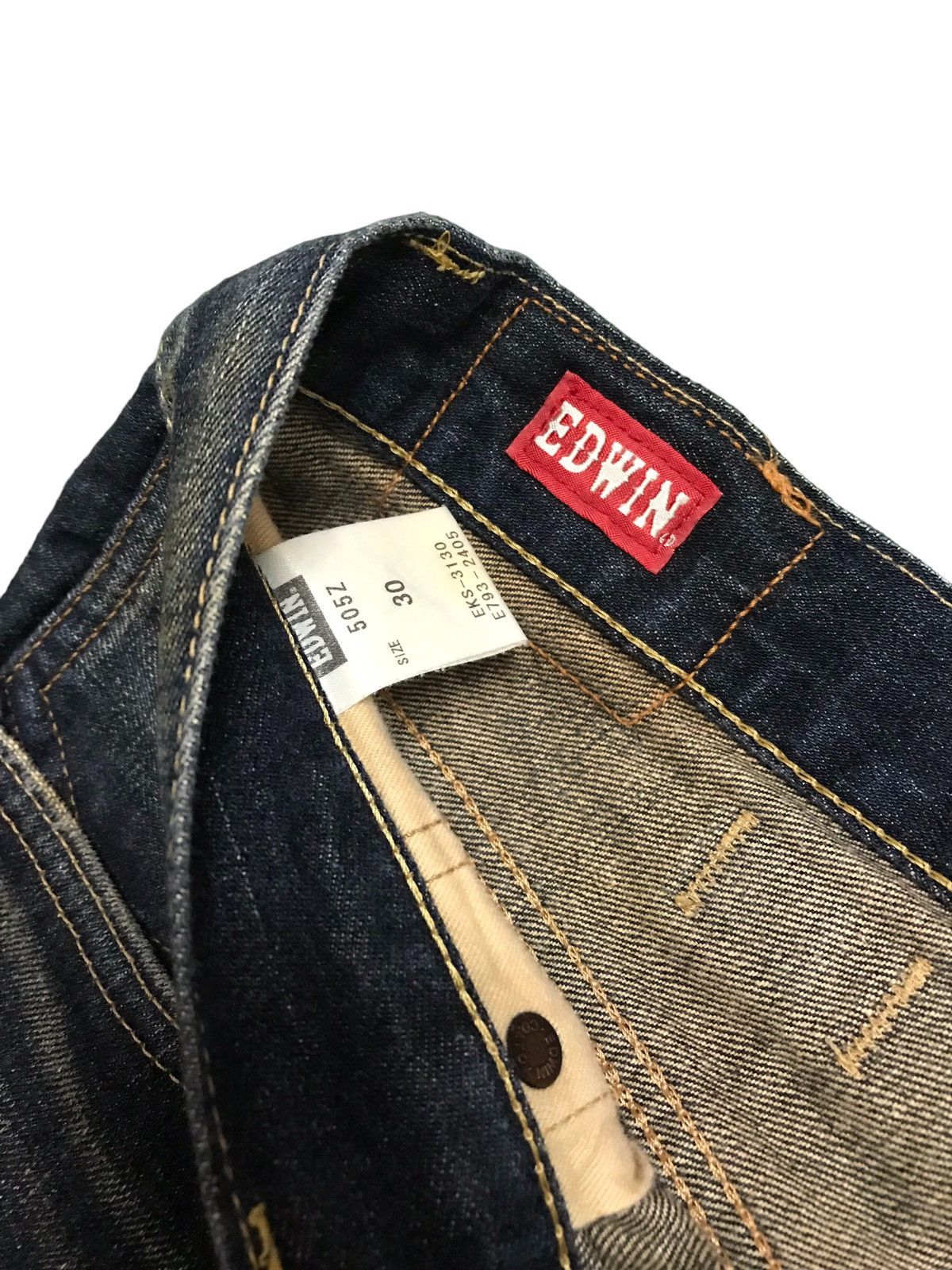 Edwin BEST OFFER🔥🔥 Edwin 505Z Buckle Back Selvedge Jeans Size US 33 - 7 Thumbnail