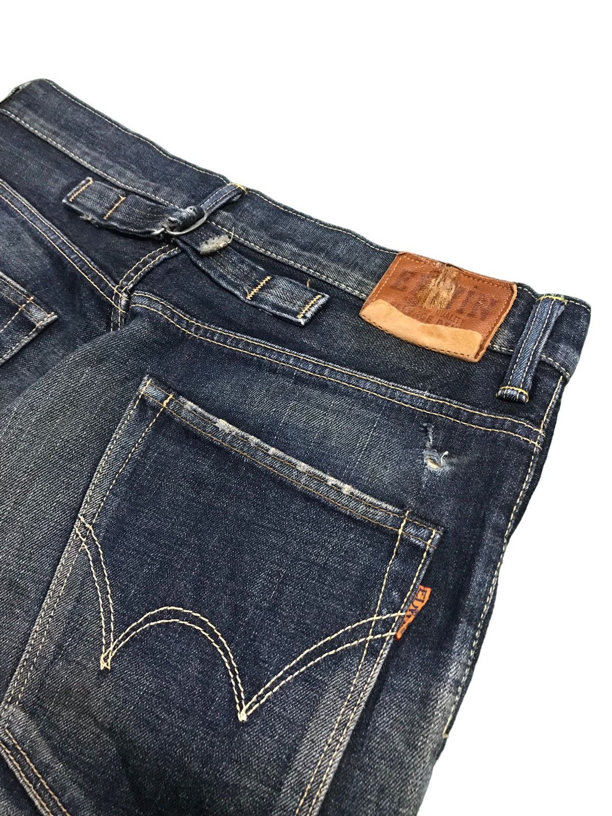 Edwin BEST OFFER🔥🔥 Edwin 505Z Buckle Back Selvedge Jeans Size US 33 - 11 Thumbnail