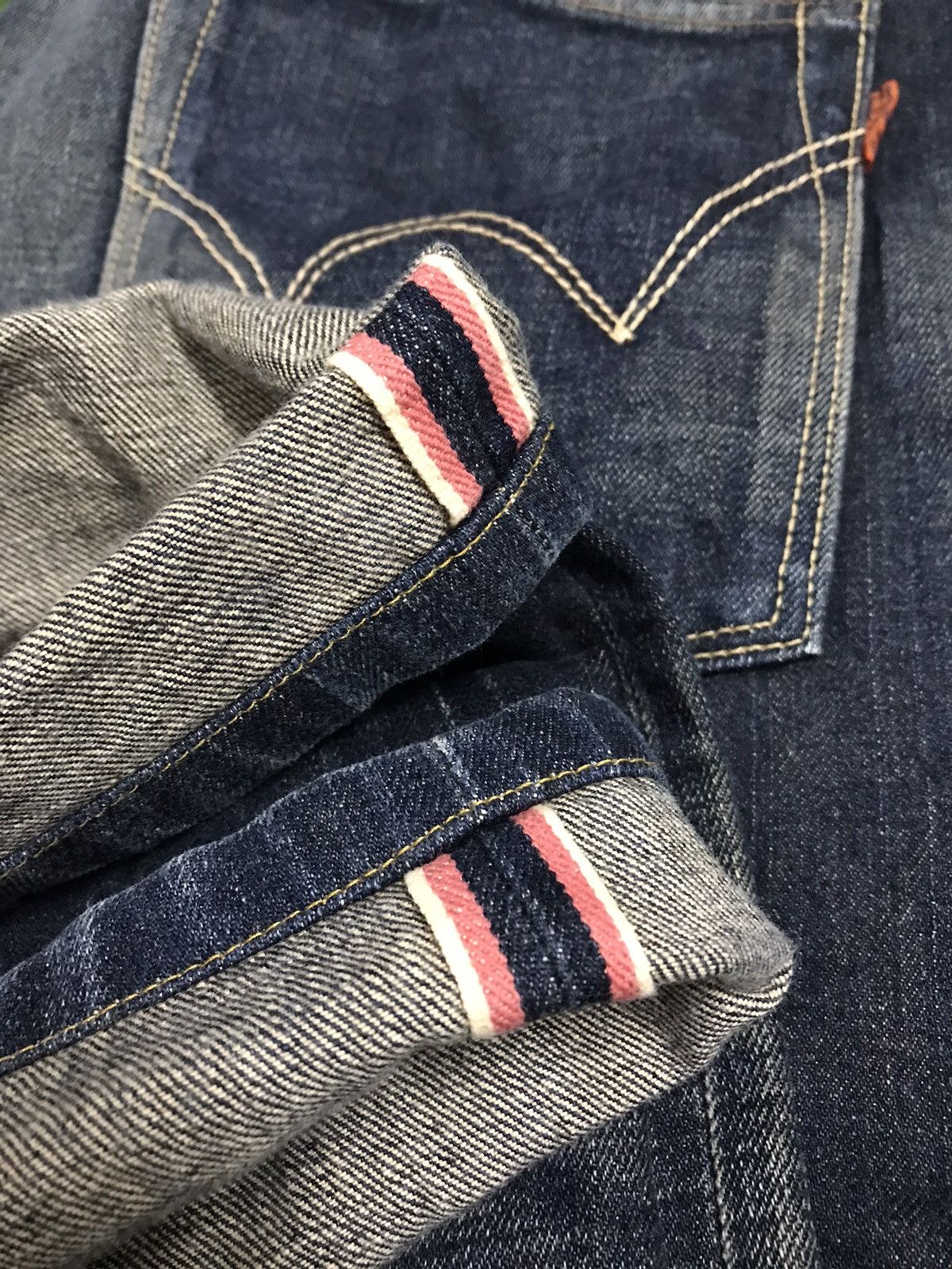 Edwin BEST OFFER🔥🔥 Edwin 505Z Buckle Back Selvedge Jeans Size US 33 - 13 Thumbnail