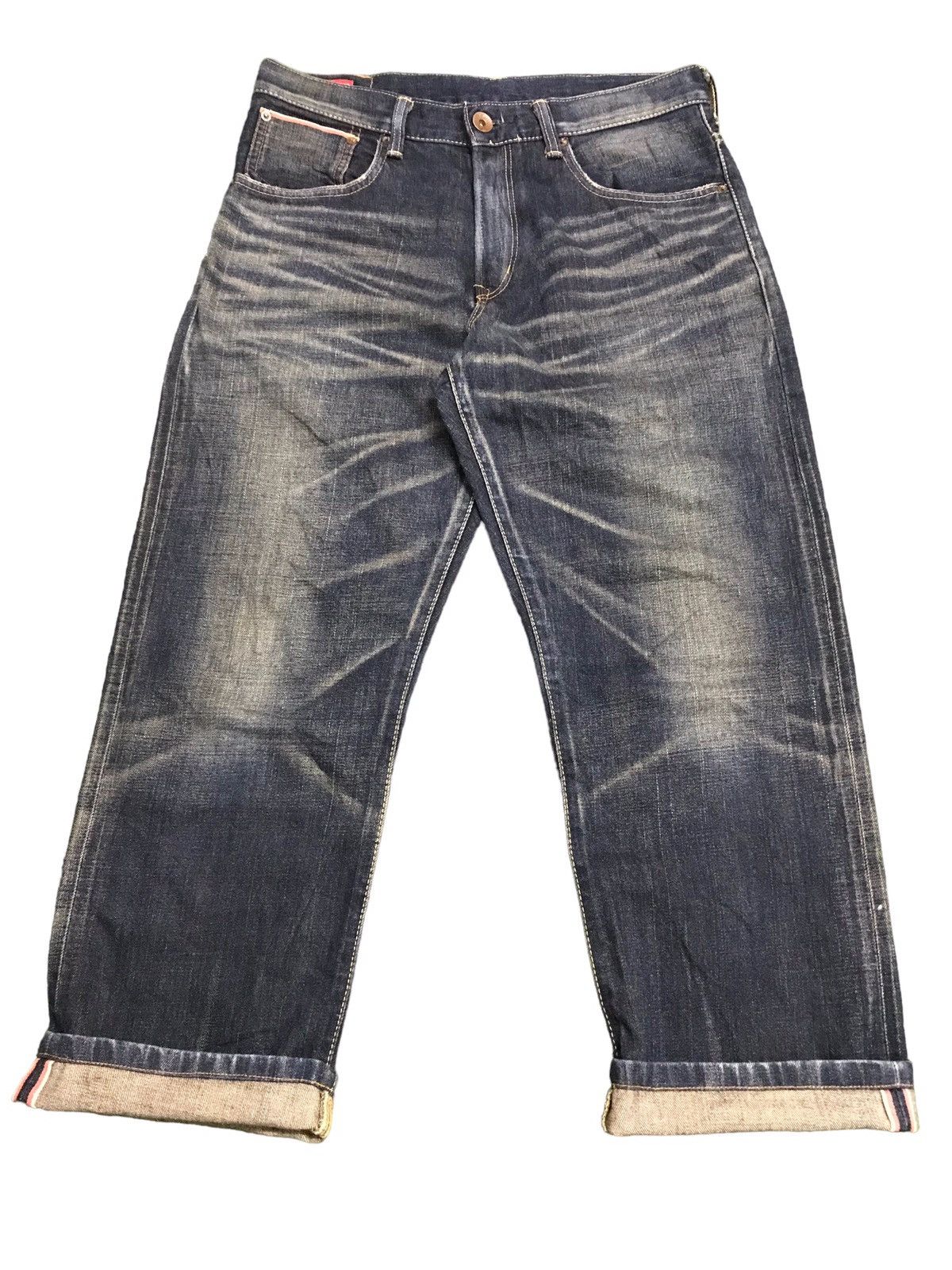 BEST OFFER🔥🔥 Edwin 505Z Buckle Back Selvedge Jeans