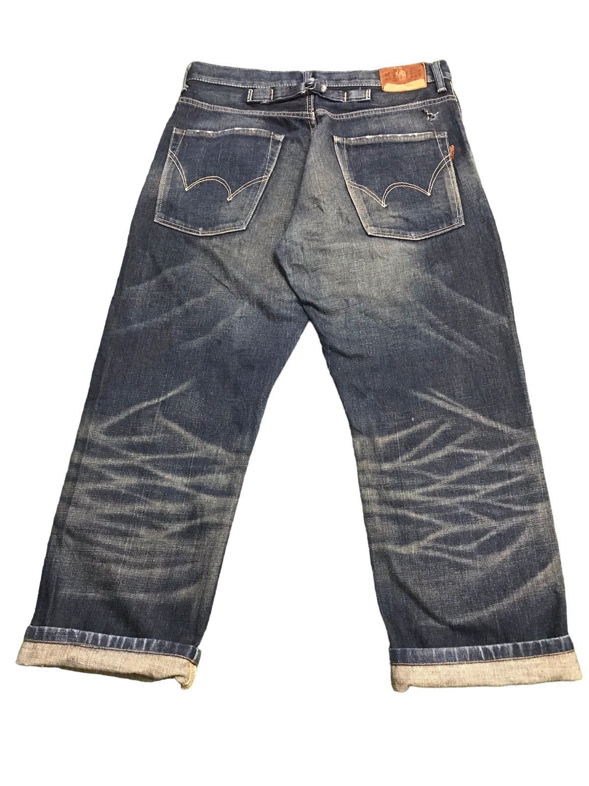 Edwin BEST OFFER🔥🔥 Edwin 505Z Buckle Back Selvedge Jeans Size US 33 - 14 Thumbnail