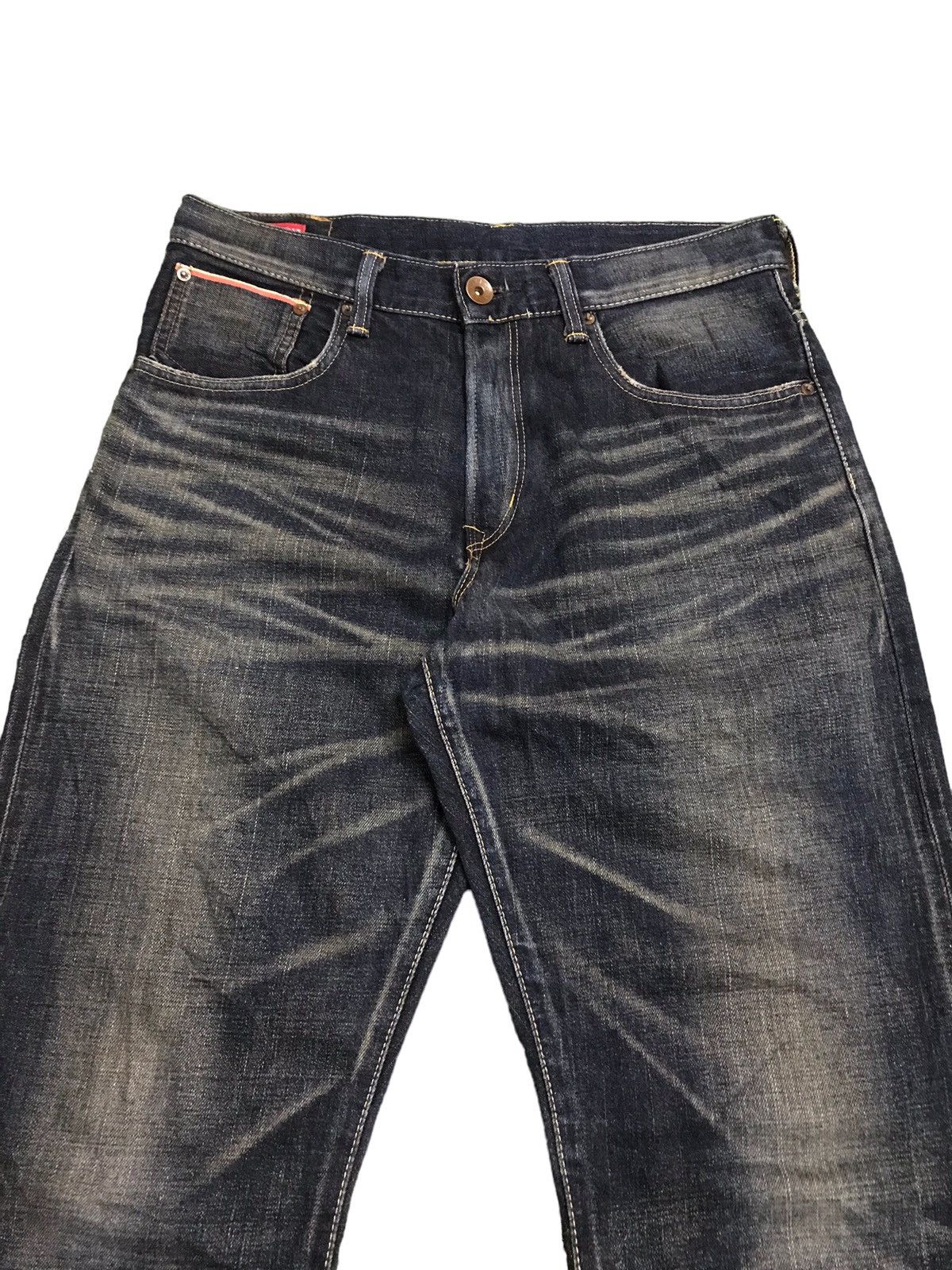 Edwin BEST OFFER🔥🔥 Edwin 505Z Buckle Back Selvedge Jeans Size US 33 - 2 Thumbnail