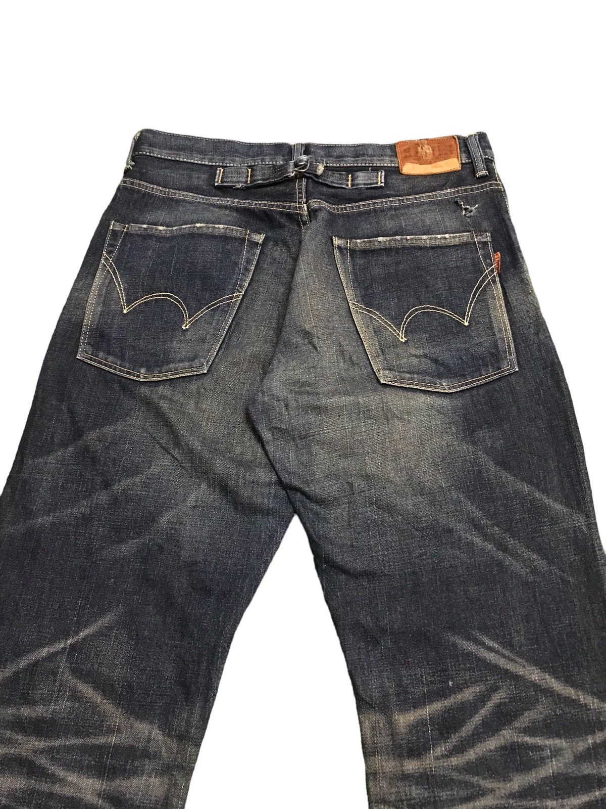 Edwin BEST OFFER🔥🔥 Edwin 505Z Buckle Back Selvedge Jeans Size US 33 - 8 Thumbnail