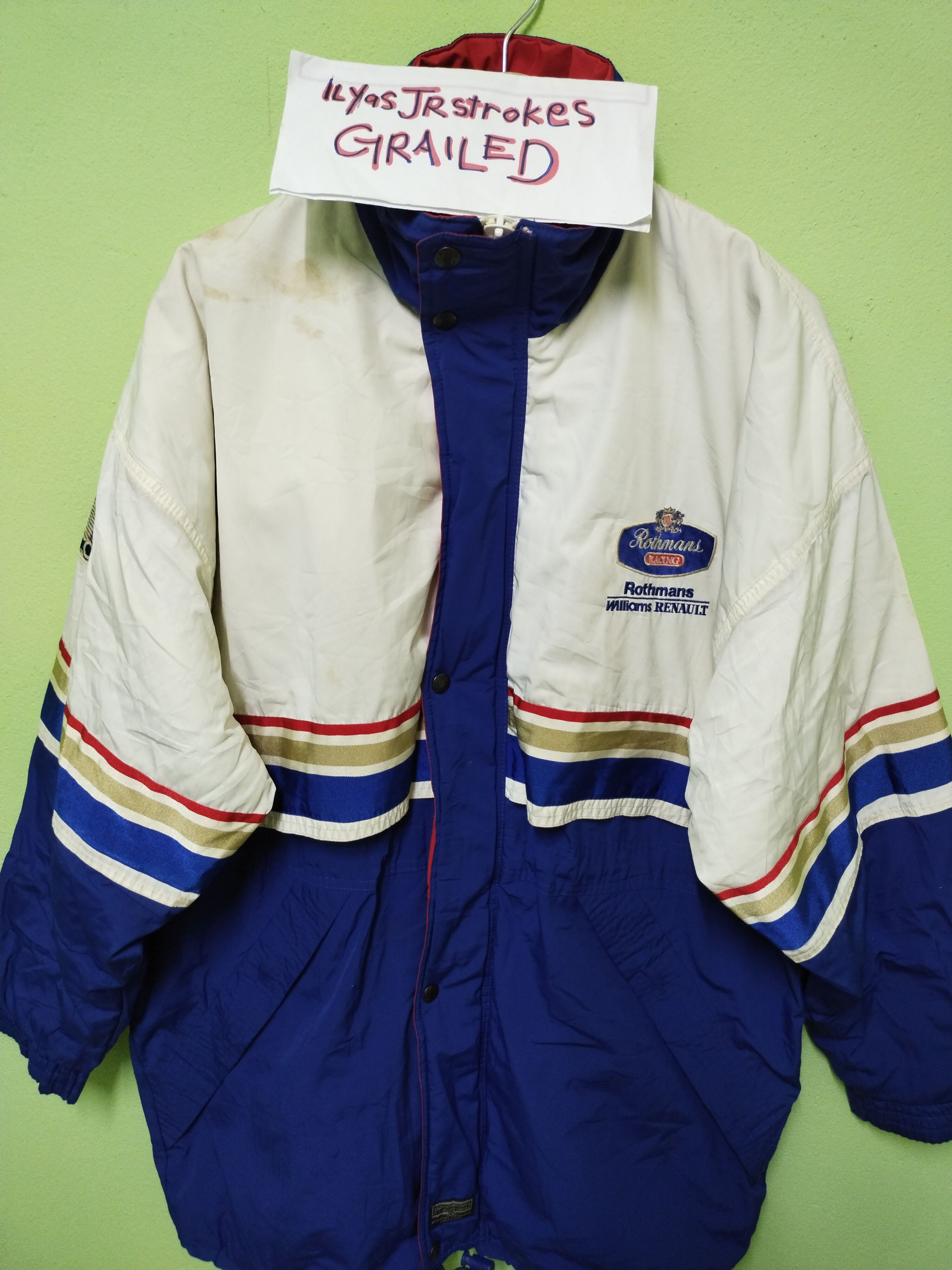 Sports Specialties × Vintage Vintage Rothmans F 1 Team Jacket Size US L / EU 52-54 / 3 - 4 Thumbnail