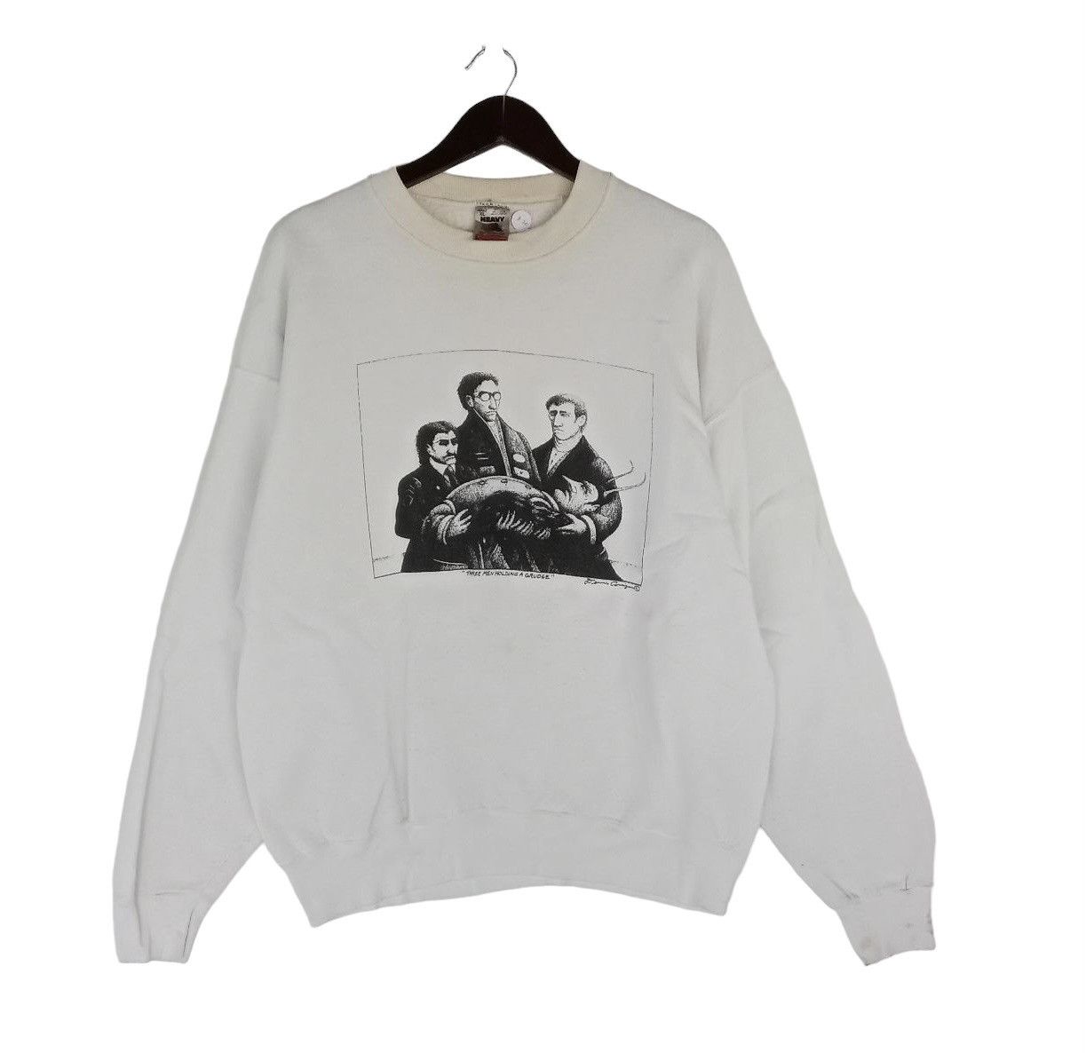 Vintage VINTAGE DENNIS CORRIGAN artwork design sweatshirt Size US XL / EU 56 / 4 - 1 Thumbnail
